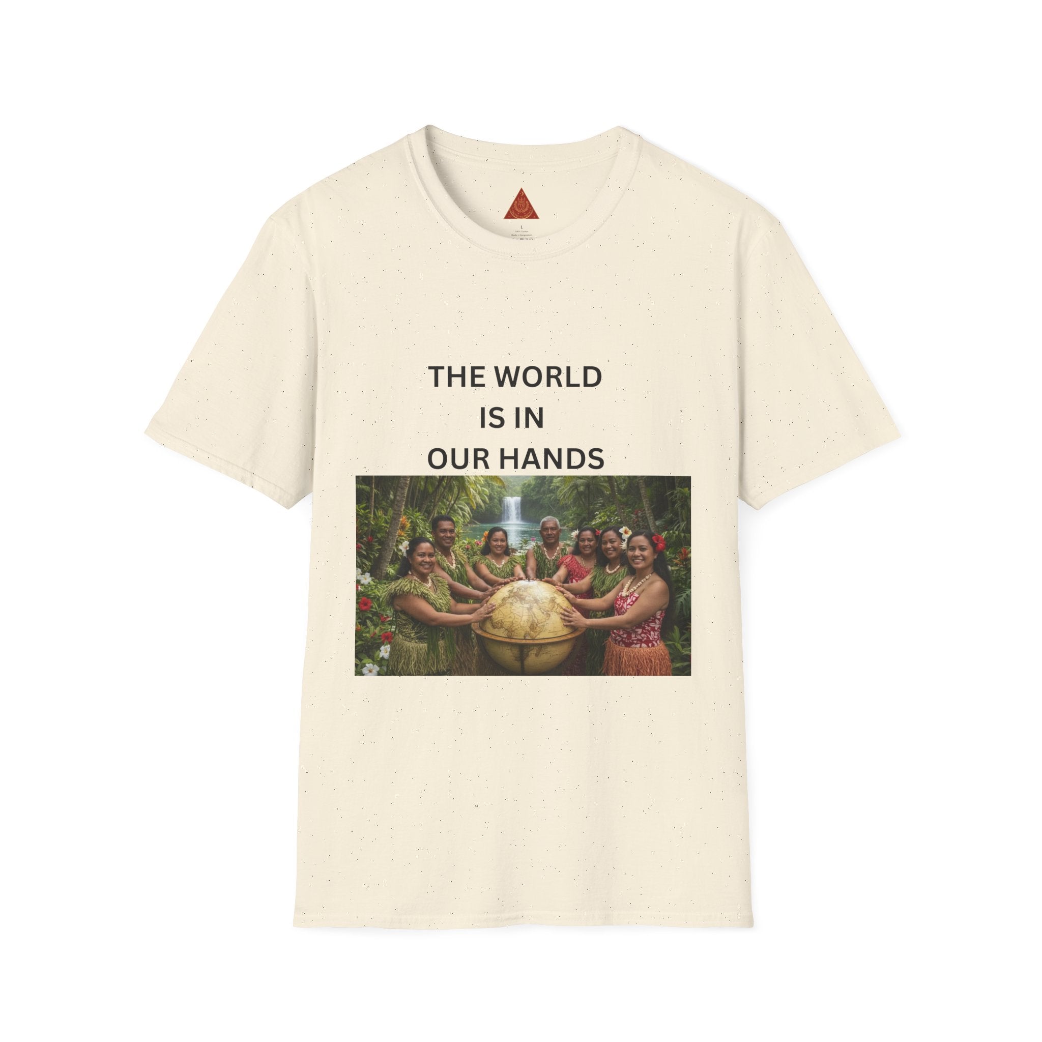 Trono Supremo { Contemporary | T-Shirt — The World Is In Our Hands Graphic Tee (Earth & Community Care)