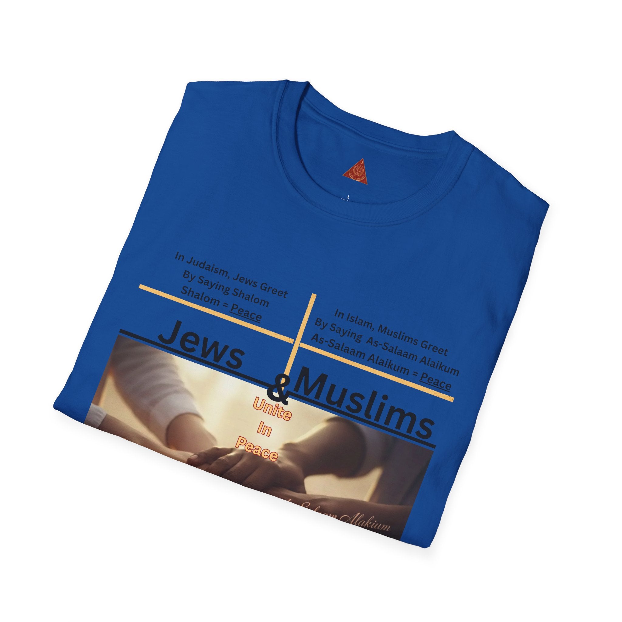 Jews & Muslims Together T-Shirt — Interfaith Unity Peace Tee
