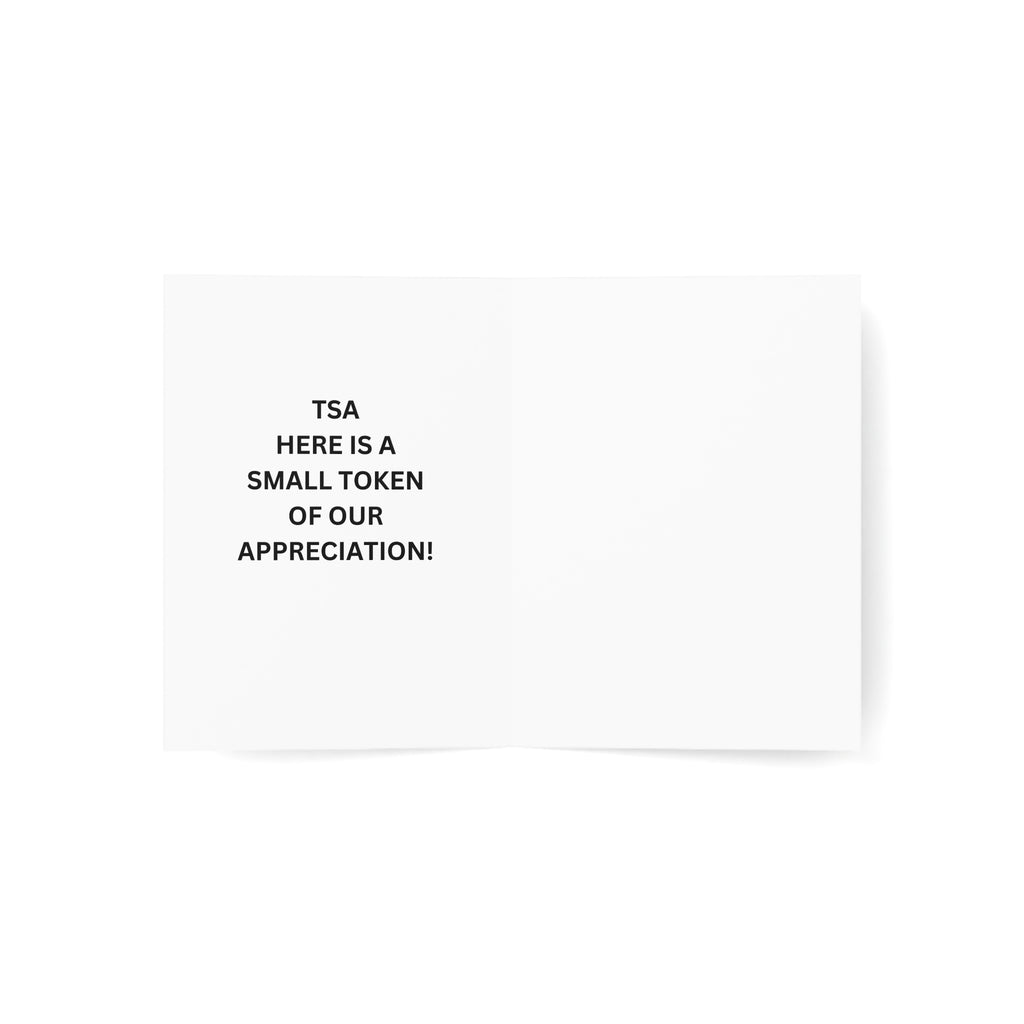 Trono Supremo |  Contemporary  |  Greeting Card — “Don’t Worry Things Will Get Better TSA!” Minimal Encouragement Card