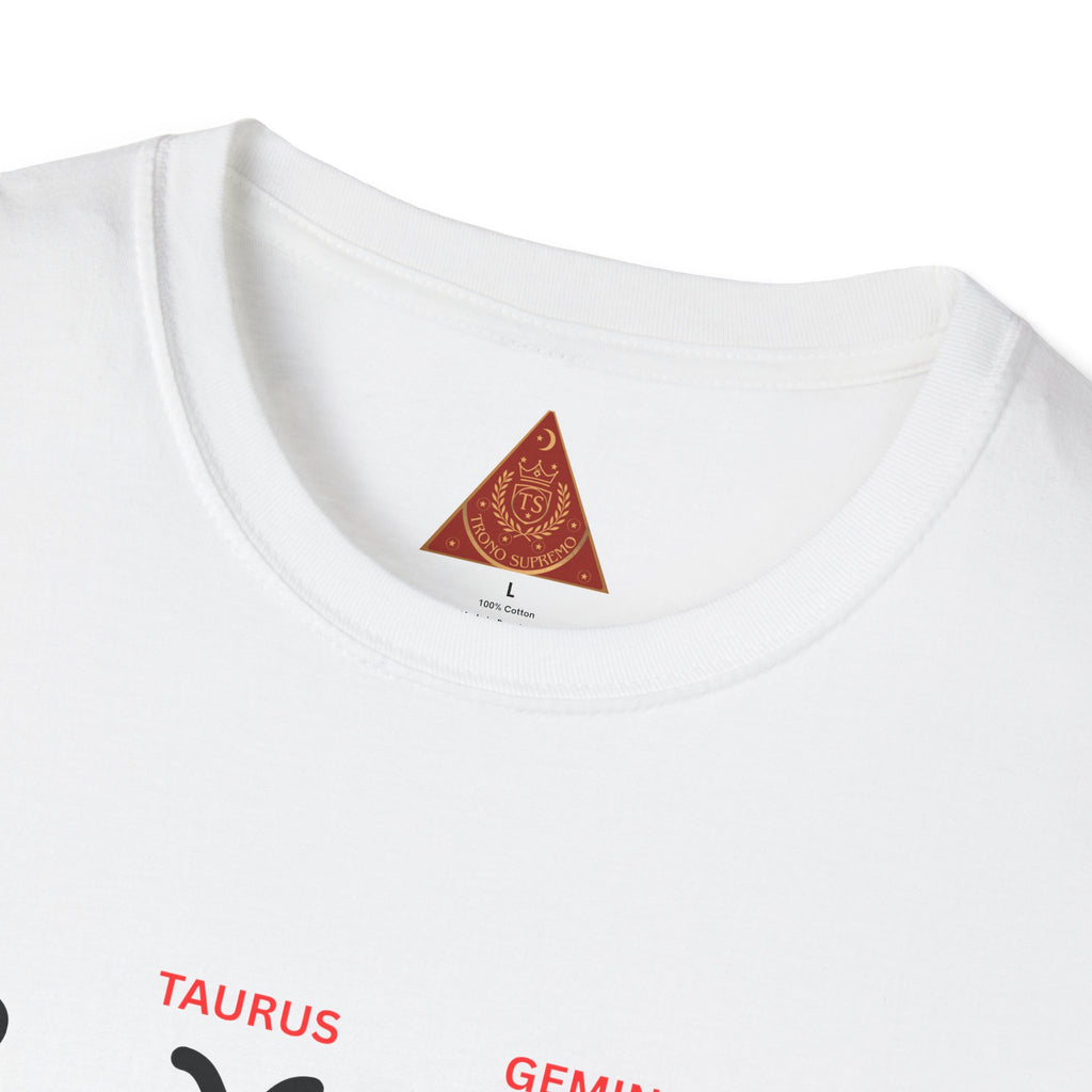 Trono Supremo  |  Contemporary  |  Zodiac Signs  Unisex T-Shirt — "There Is Good In Every Sign" Astrology Tee