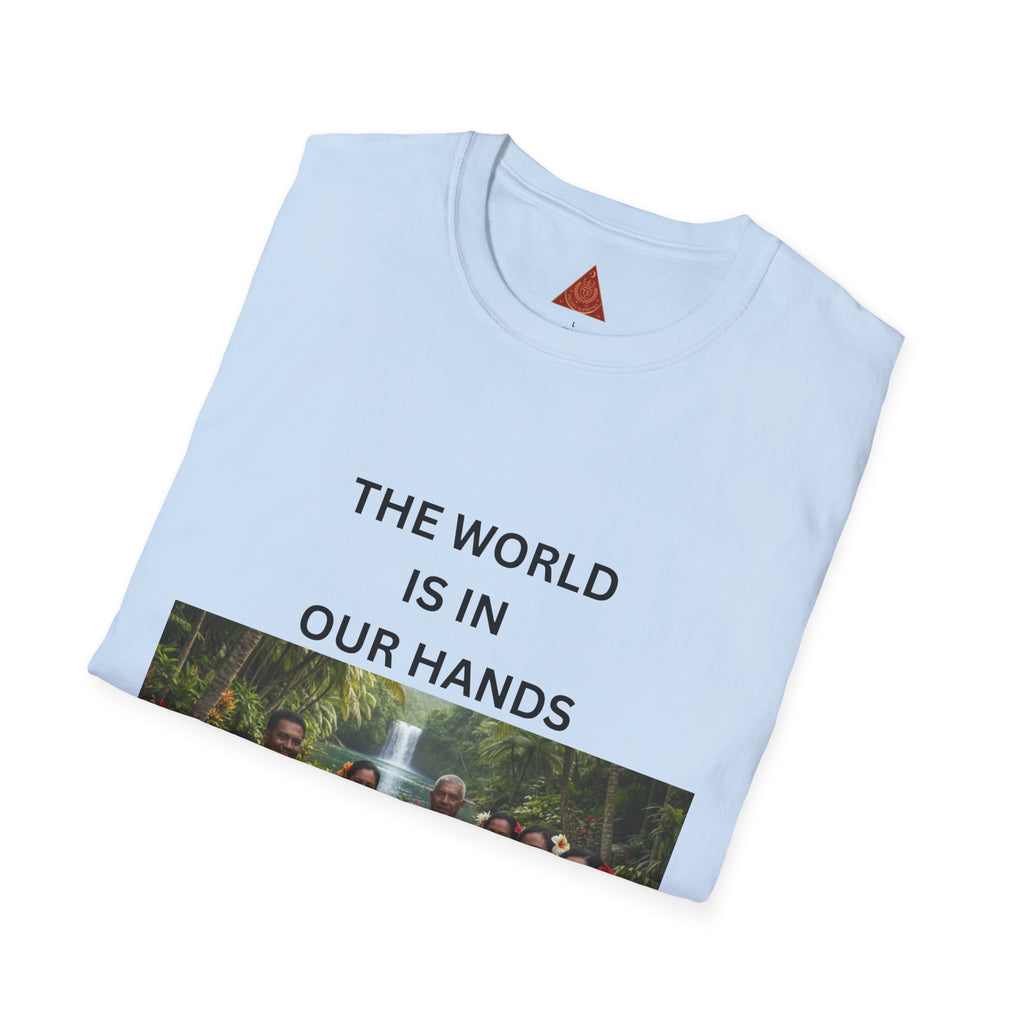 Trono Supremo { Contemporáneo | Camiseta — El Mundo Está En Nuestras Manos (Cuidado de la Tierra y la Comunidad)