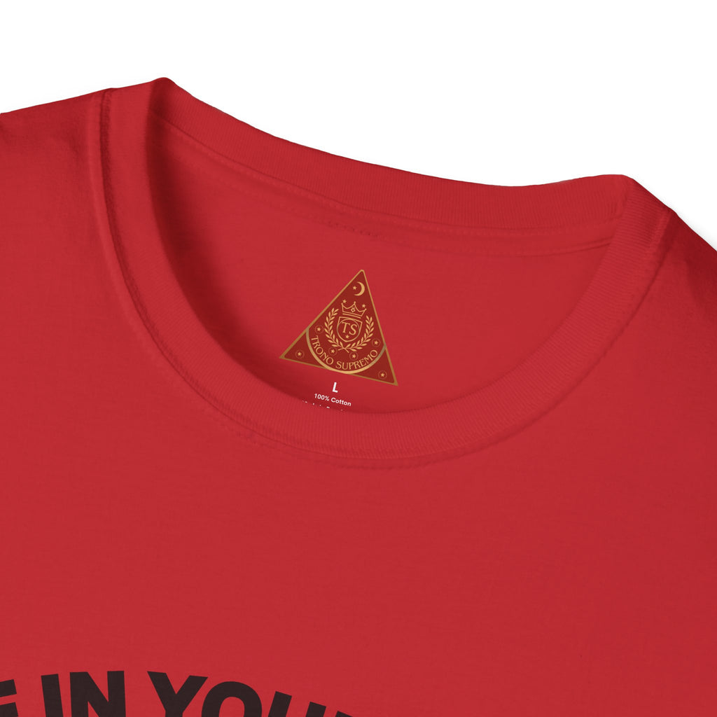 Trono Supremo  |  Contemporary  |  T‑Shirt — "Live in Your Truth & Let Everyone Live in Their Truth" Rainbow Pride Tee