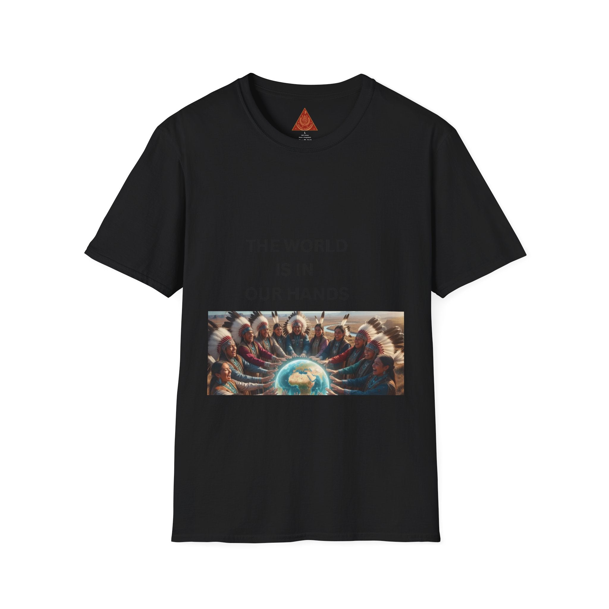 T‑Shirt — "The World Is In Our Hands" Globe Graphic Tee