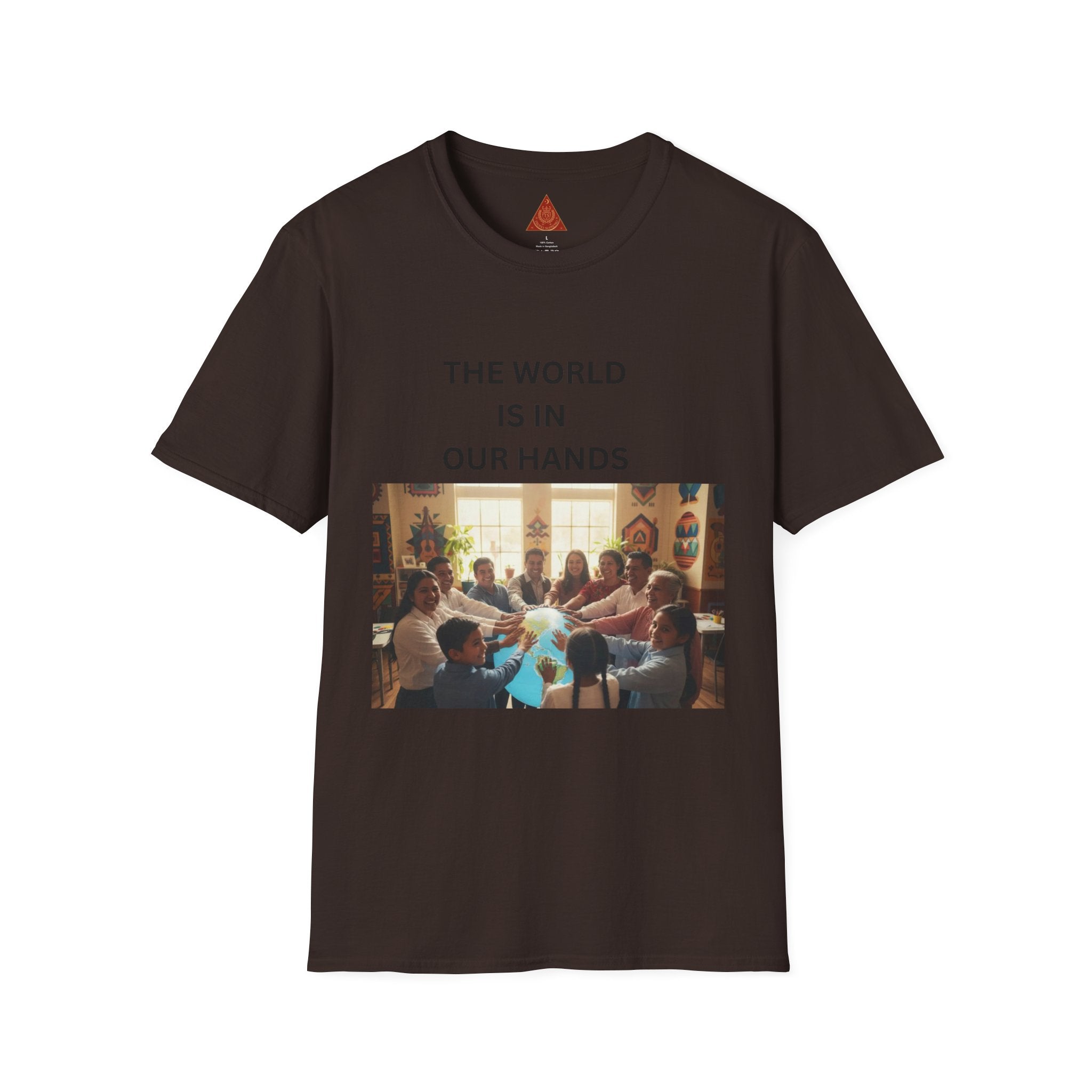 Trono Supremo { Contemporary |  Kids & Family T-Shirt — "The World Is In Our Hands" Inspirational Tee