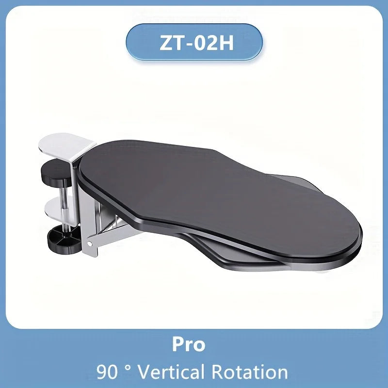 1 soporte de brazo de computadora para PC, apto para escritorio de oficina, ajustable para rotar, soporte de muñeca, bandeja de extensión para uso doméstico