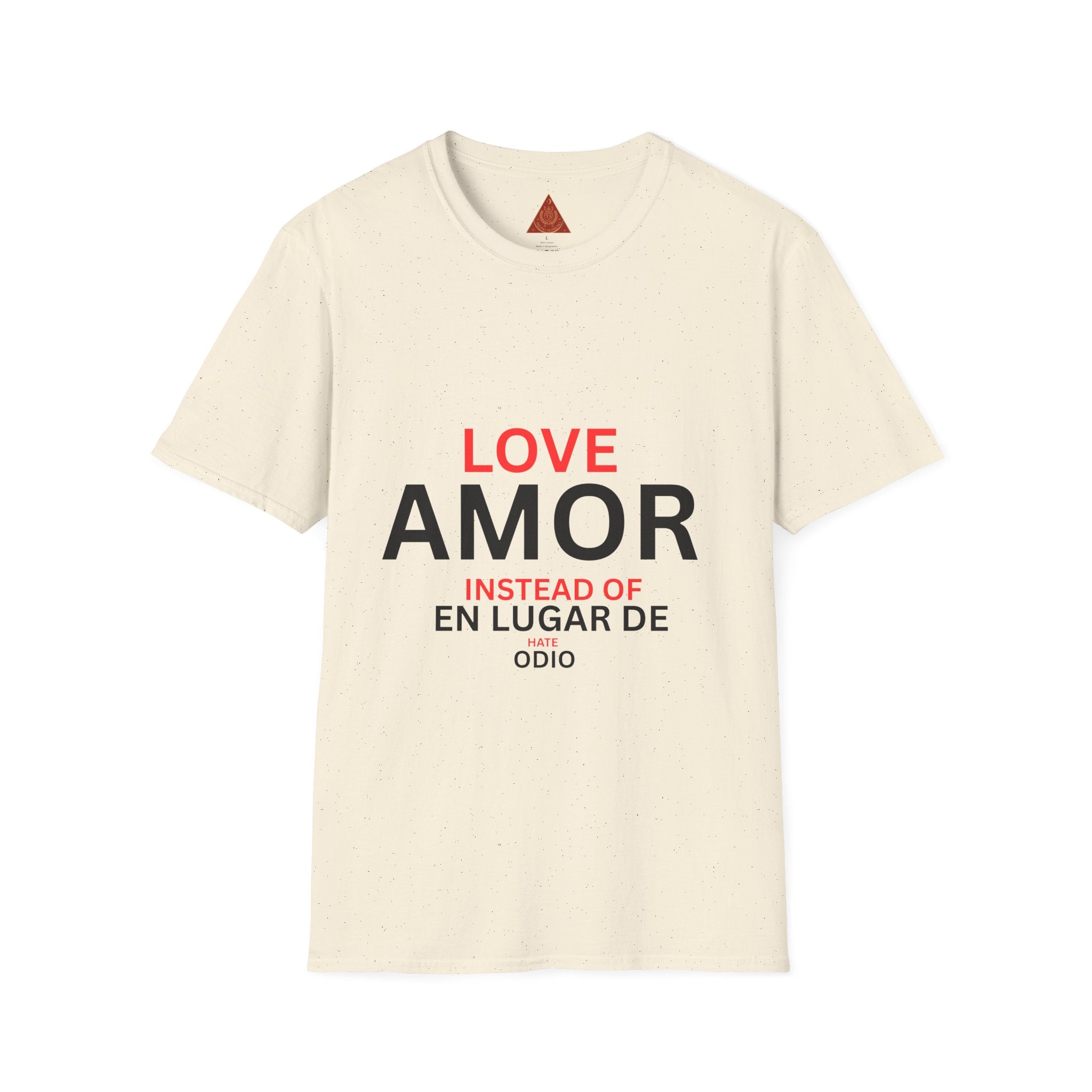 Trono Supremo { Contemporary | Love / Amor T-Shirt — "Love Instead of Hate" Bilingual Graphic Tee