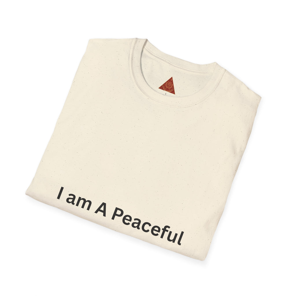 Trono Supremo | Contemporary | Monotheist Statement T-Shirt — "I am A Peaceful Monotheist"