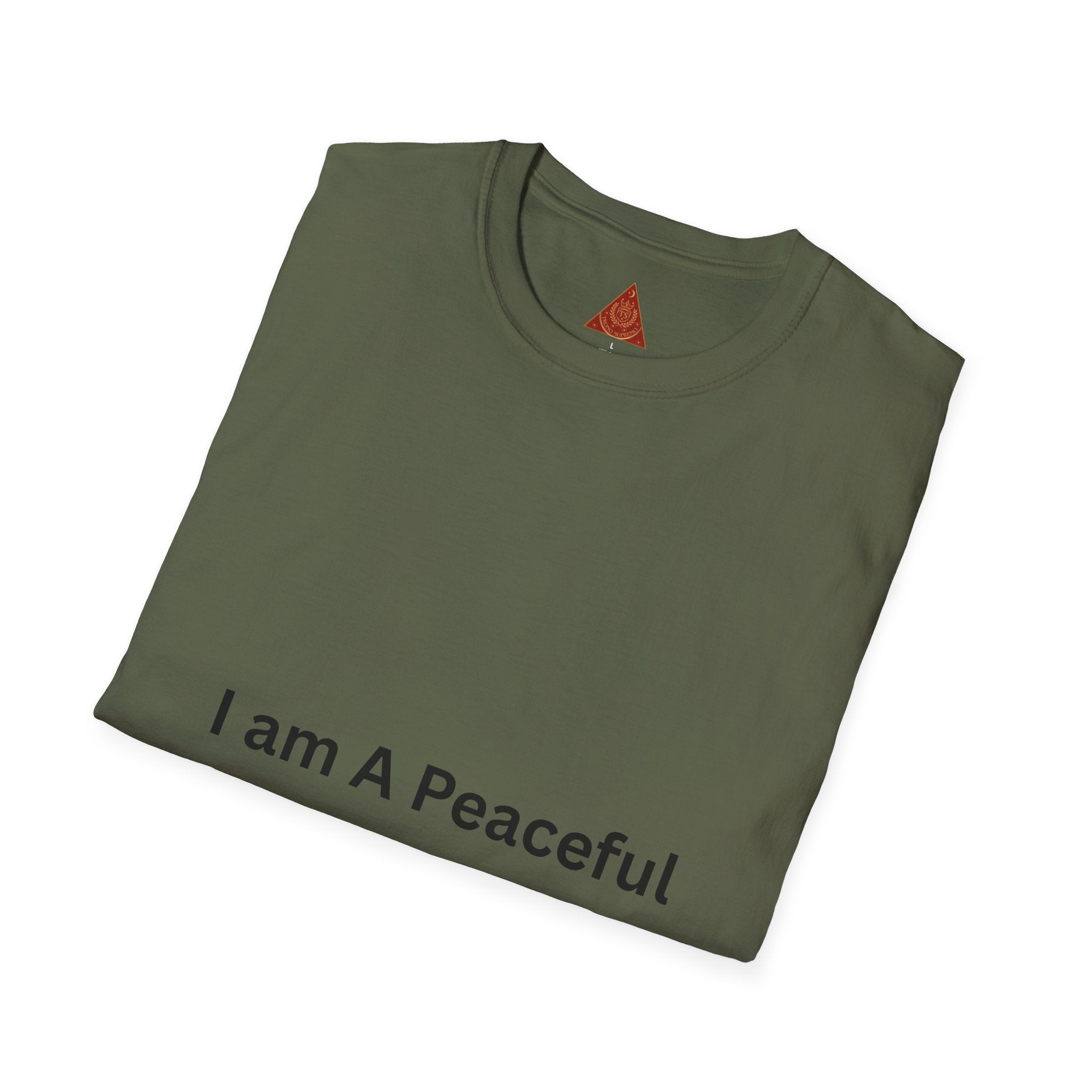 Trono Supremo | Contemporary | Peaceful Polytheist T-Shirt — "I Am A Peaceful Polytheist" Tee