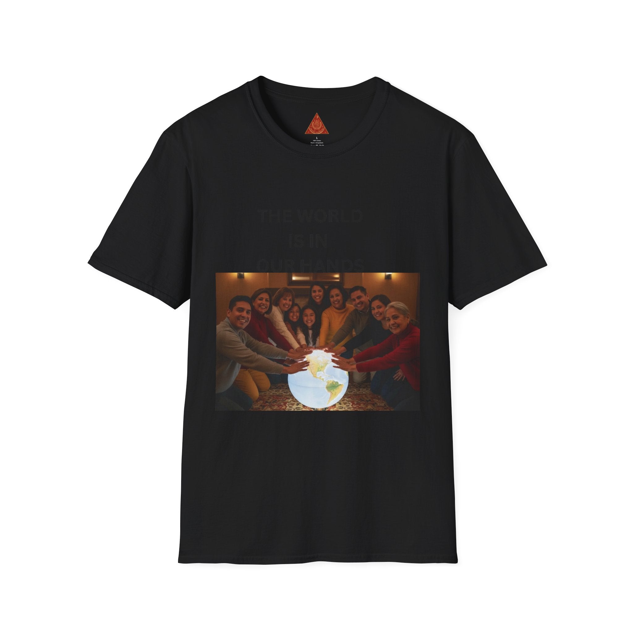 Trono Supremo { Contemporary | T-Shirt — "The World Is In Our Hands" Group Photo Global Unity Tee