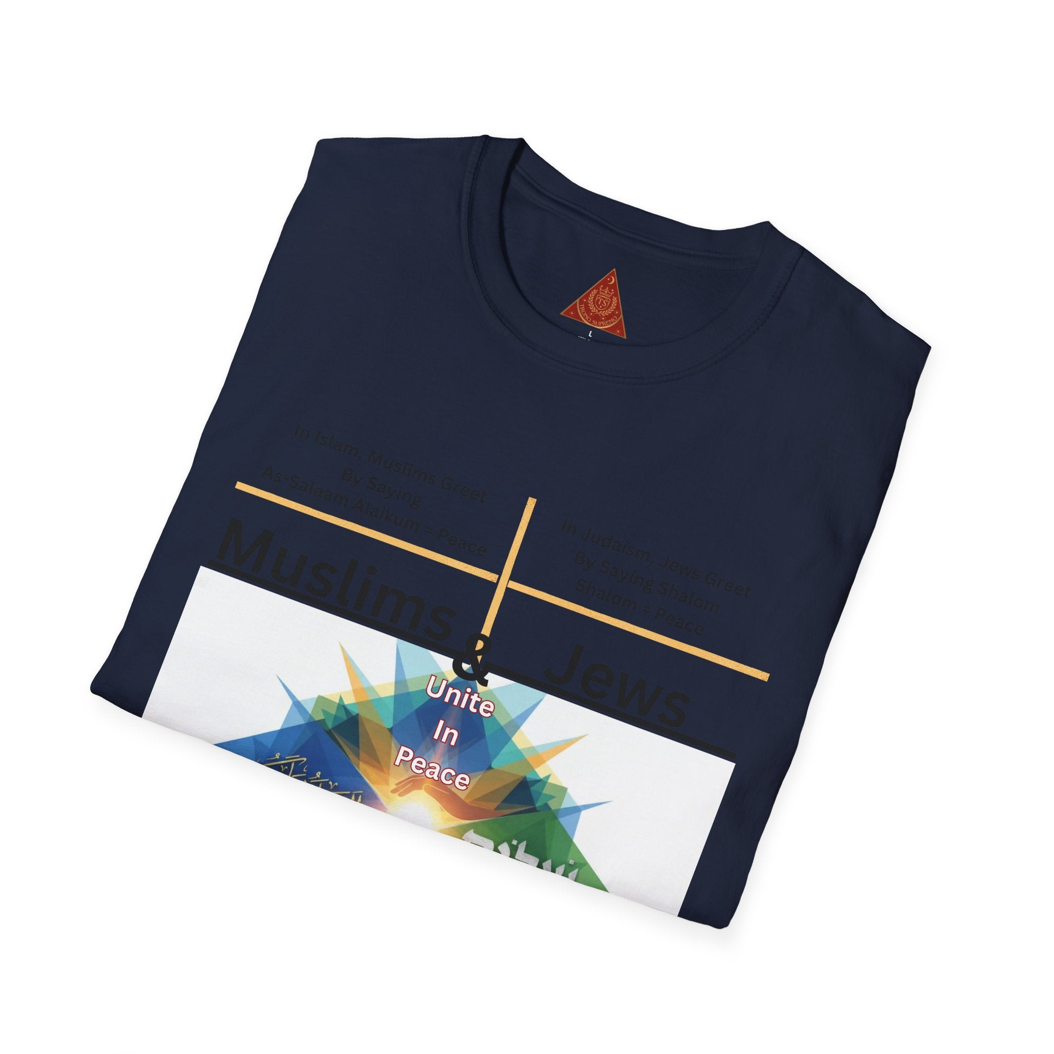 Muslims & Jews Unite Peace T-Shirt — Interfaith Harmony Graphic Tee