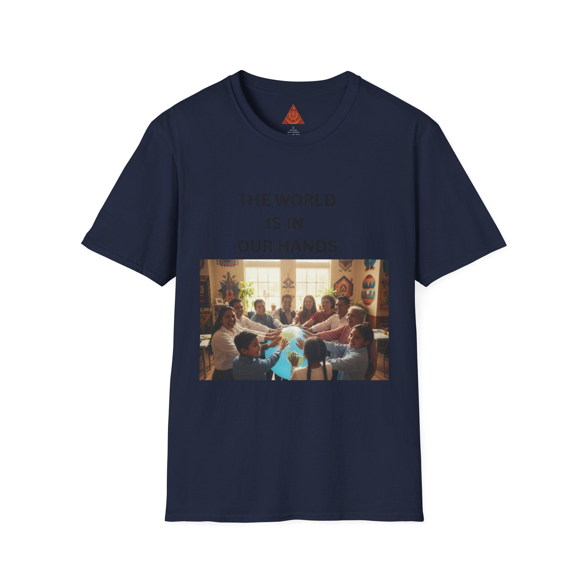 Trono Supremo { Contemporary |  Kids & Family T-Shirt — "The World Is In Our Hands" Inspirational Tee