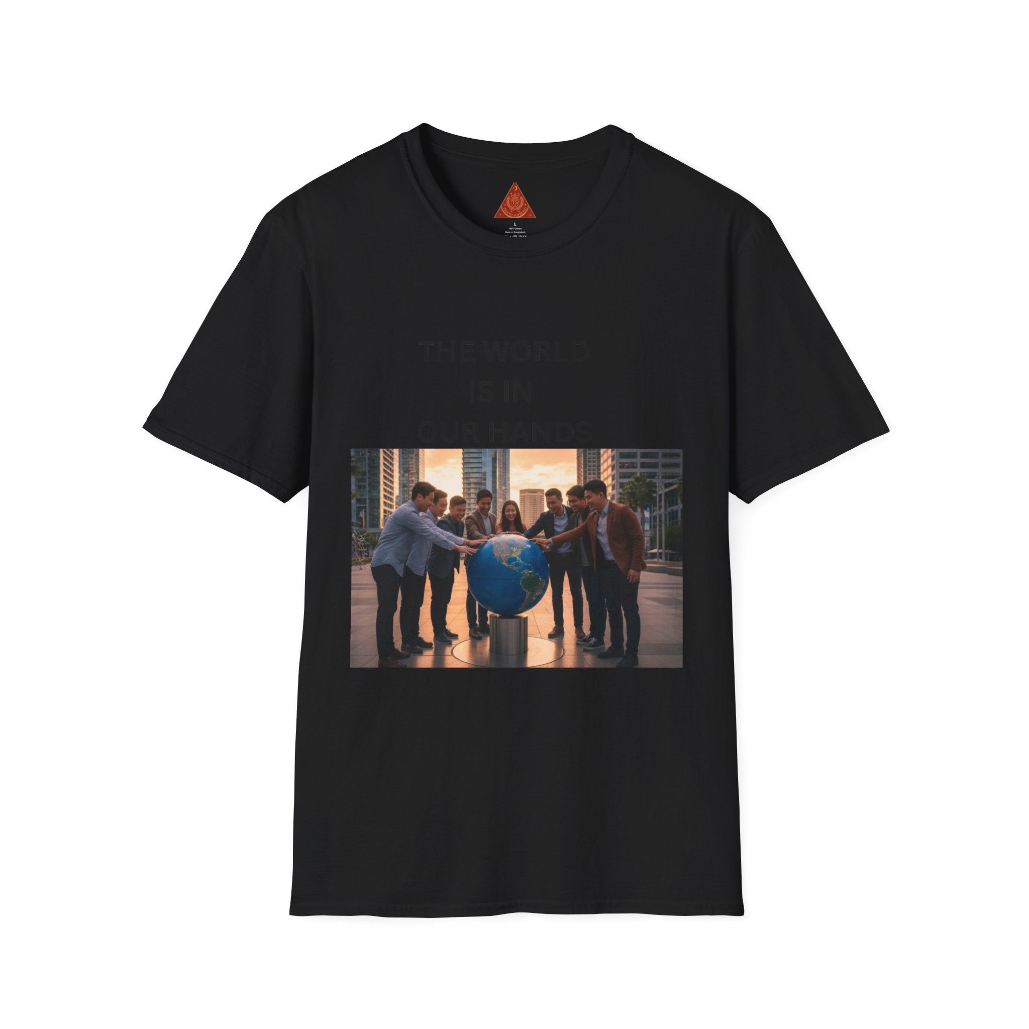 Trono Supremo | Contemporary | The World Is In Our Hands T-Shirt — Environmental Awareness Graphic Tee