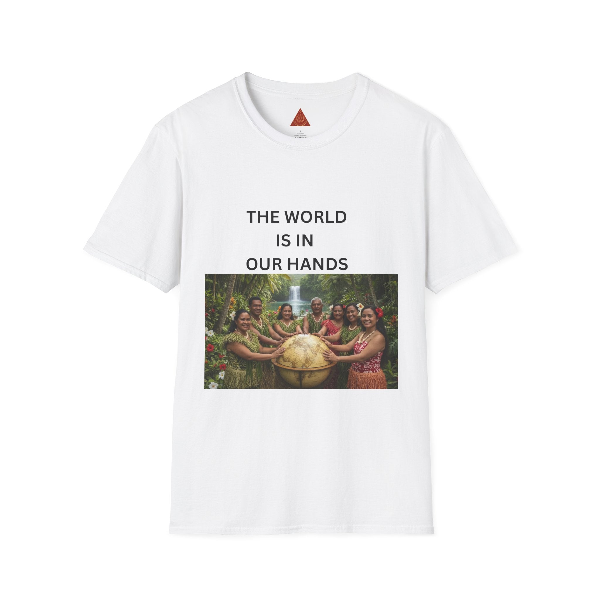 Trono Supremo { Contemporary | T-Shirt — The World Is In Our Hands Graphic Tee (Earth & Community Care)