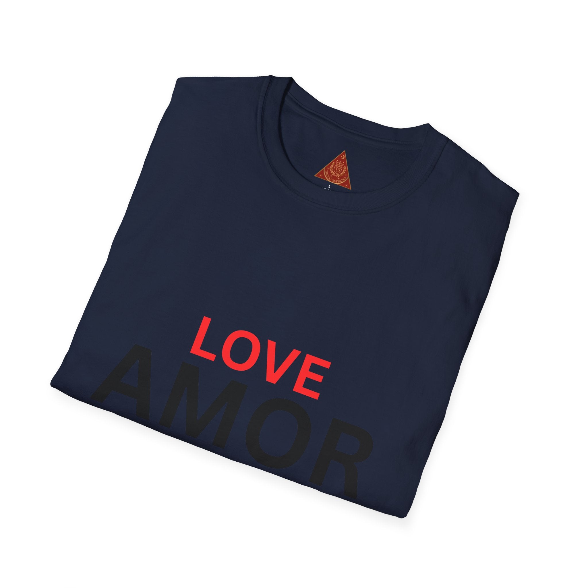 Trono Supremo { Contemporáneo | Camiseta Amor / Romántica — "Amor en lugar de Odio" Camiseta Gráfica Bilingüe
