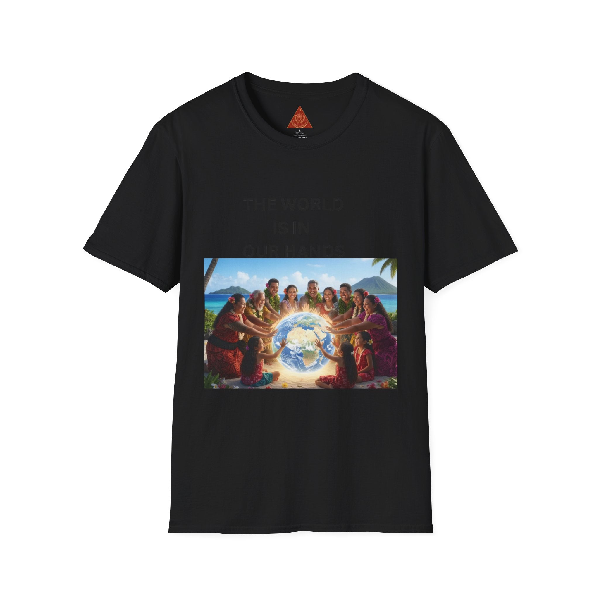 Trono Supremo { Contemporary | T-Shirt — "The World Is In Our Hands" Spiritual Earth Graphic Tee