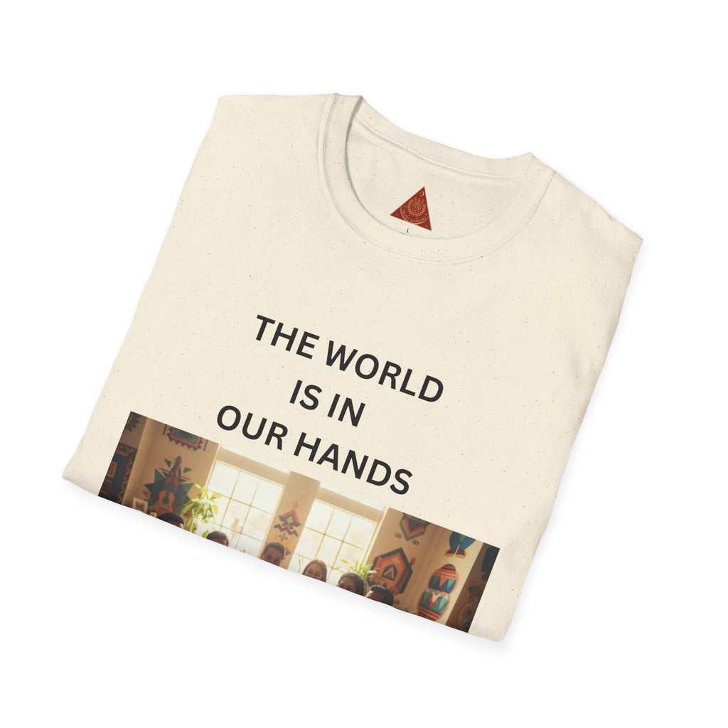 Trono Supremo { Contemporary |  Kids & Family T-Shirt — "The World Is In Our Hands" Inspirational Tee