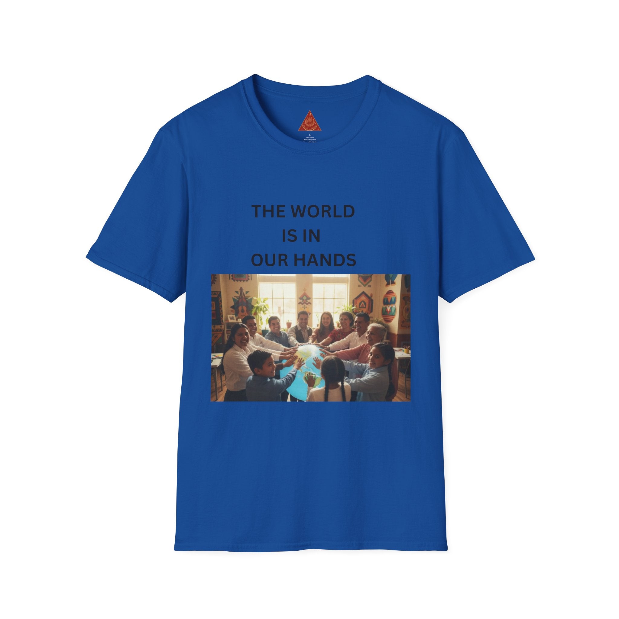 Trono Supremo { Contemporary |  Kids & Family T-Shirt — "The World Is In Our Hands" Inspirational Tee