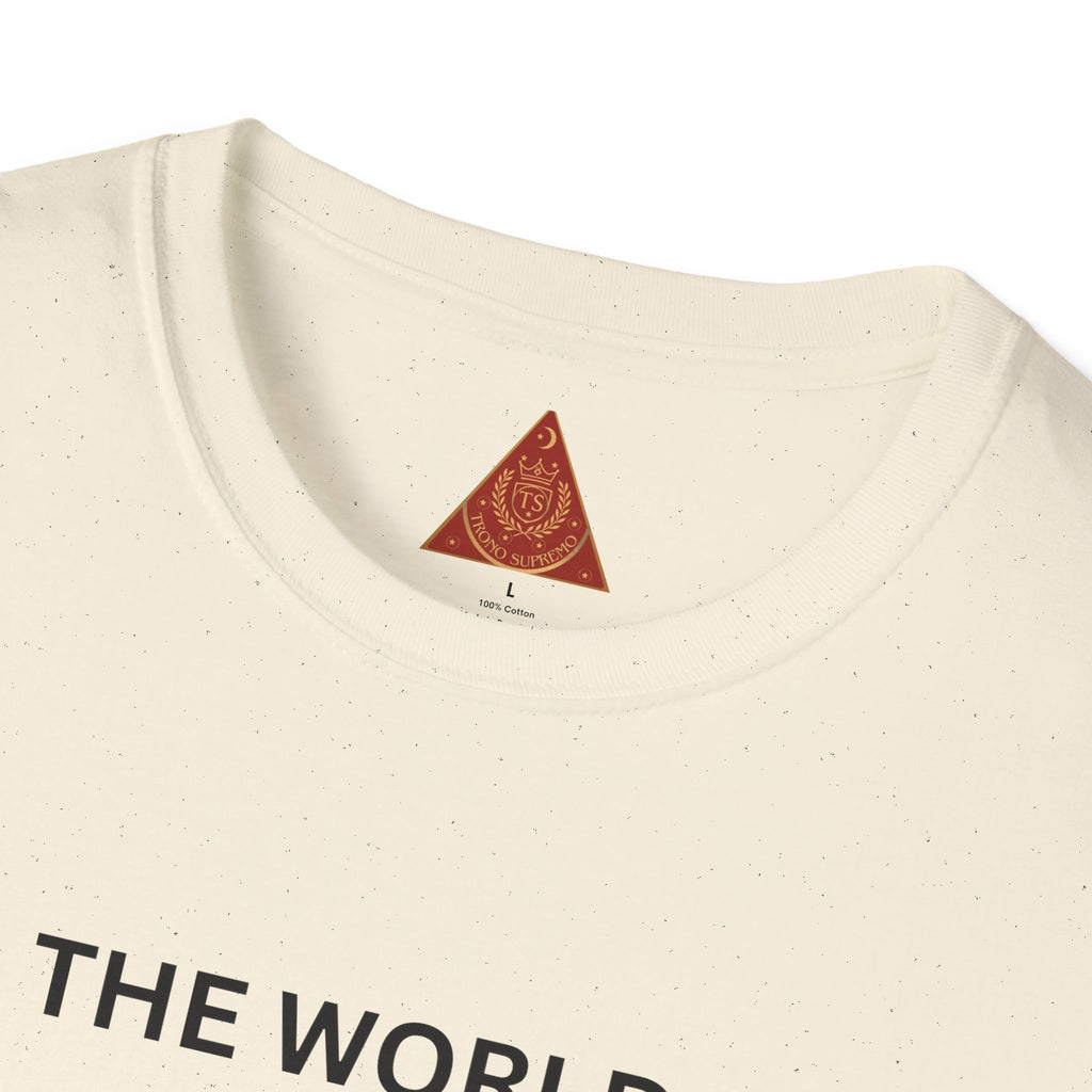 Trono Supremo { Contemporánea | Camiseta — Camiseta Estampada Espiritual "El Mundo Está En Nuestras Manos"