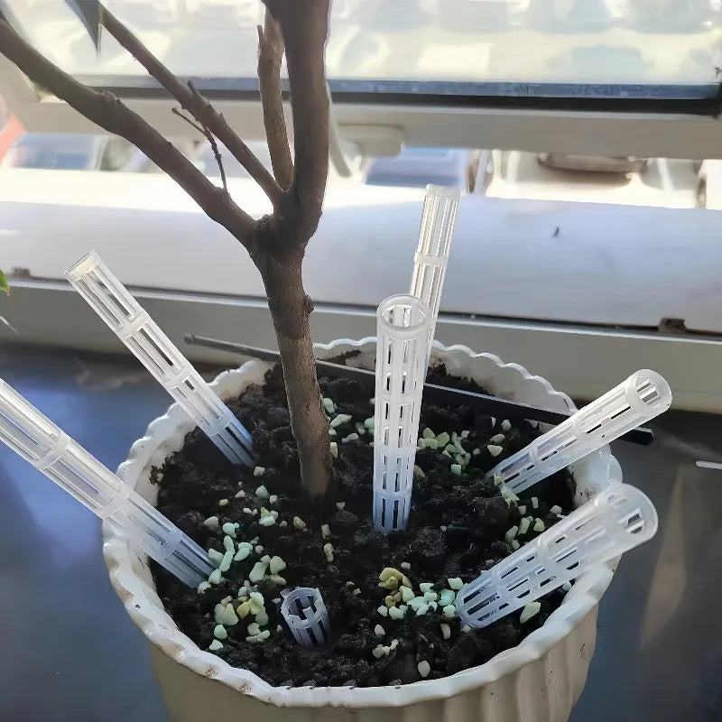 10/20pcs Plastic Soil Air Circulation Tubes for Plants - Lightweight And Durable Plant Root Ventilation Tubes, Drainage Pipes