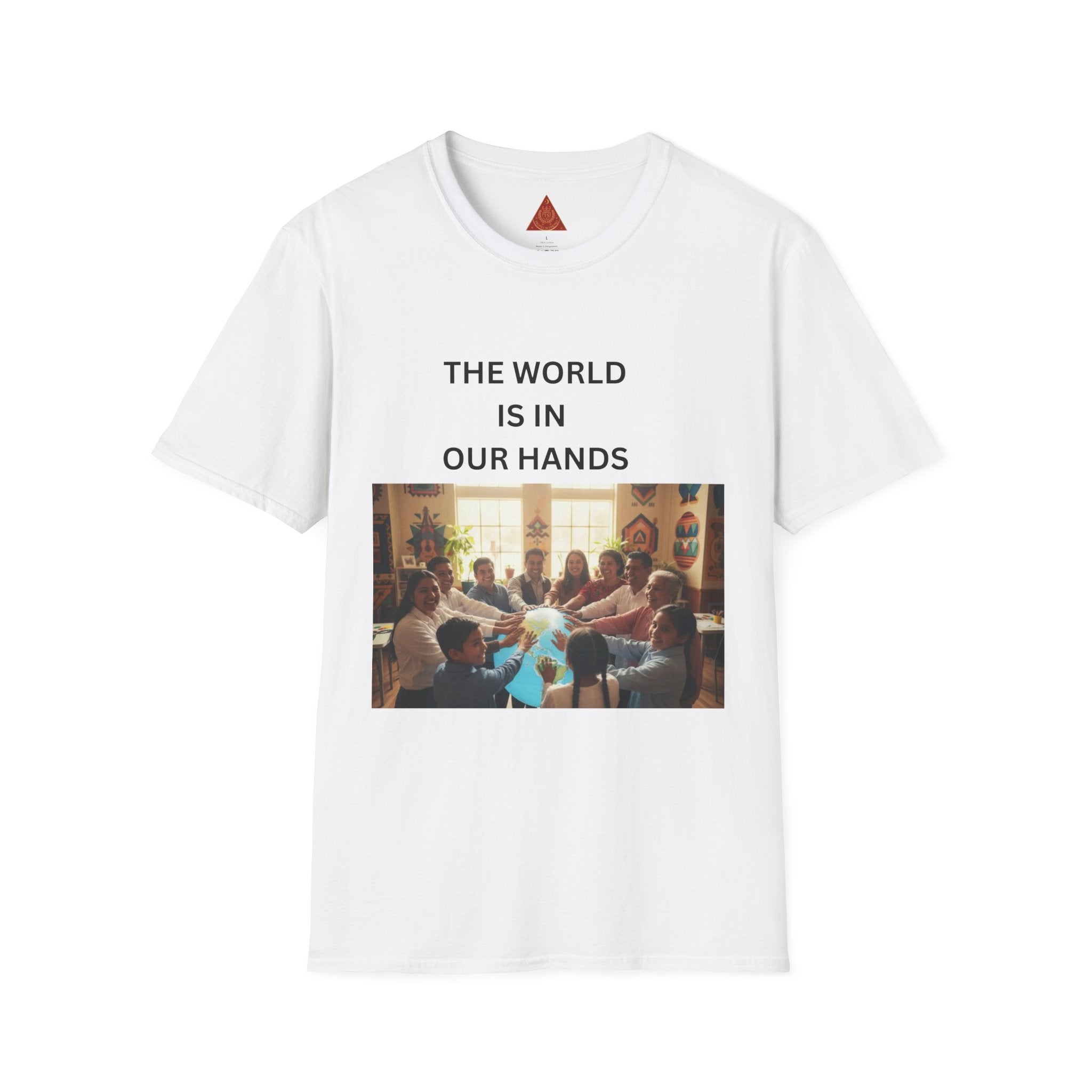 Trono Supremo { Contemporary |  Kids & Family T-Shirt — "The World Is In Our Hands" Inspirational Tee