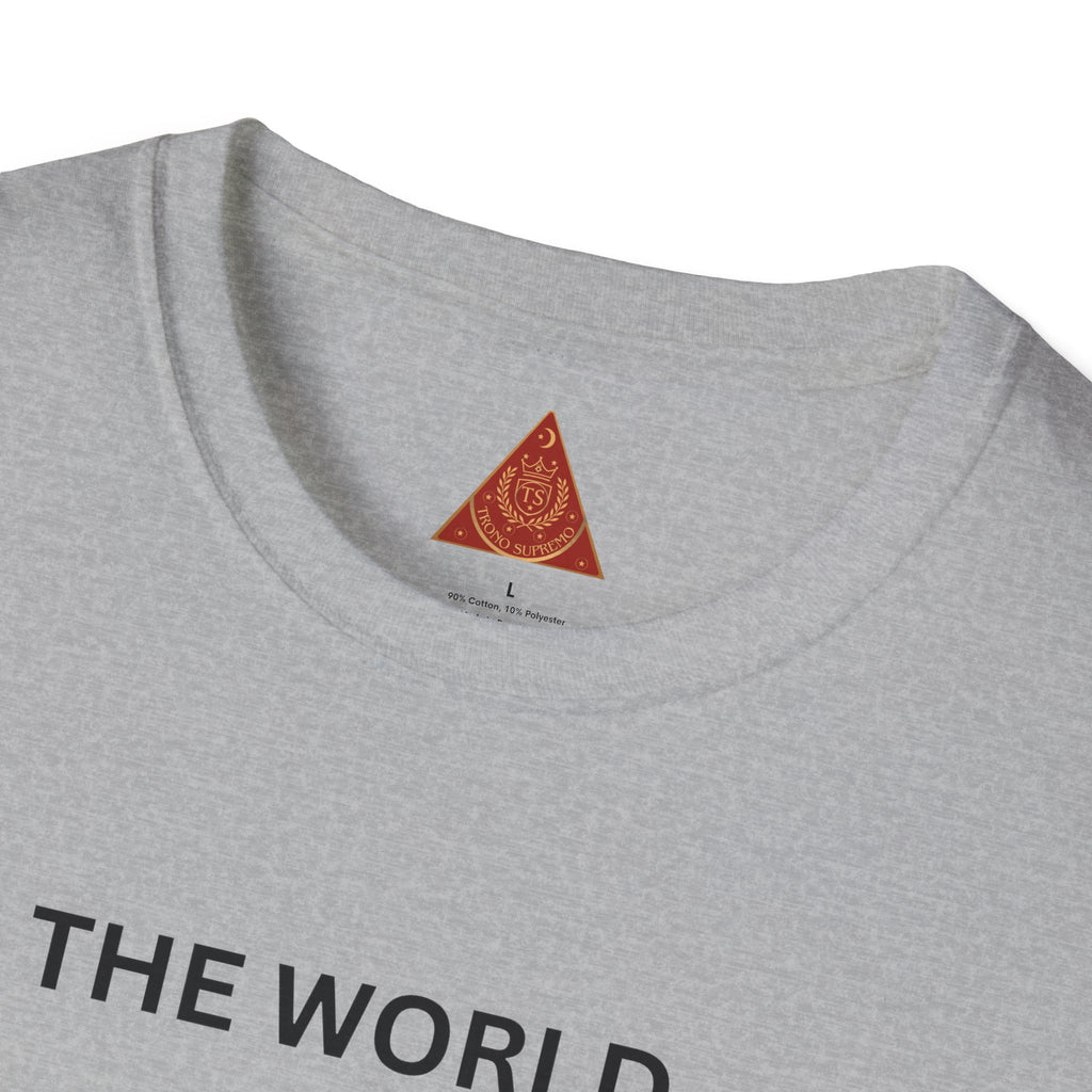 Trono Supremo | Contemporáneo | Camiseta El Mundo Está en Nuestras Manos — Camiseta Gráfica Inspiradora del Cuidado de la Tierra