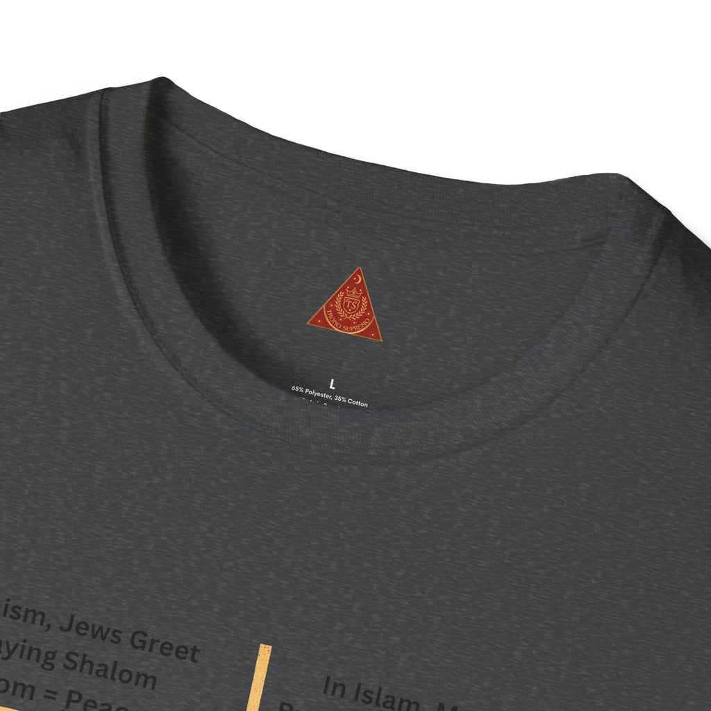 Jews & Muslims Together T-Shirt — Interfaith Unity Peace Tee
