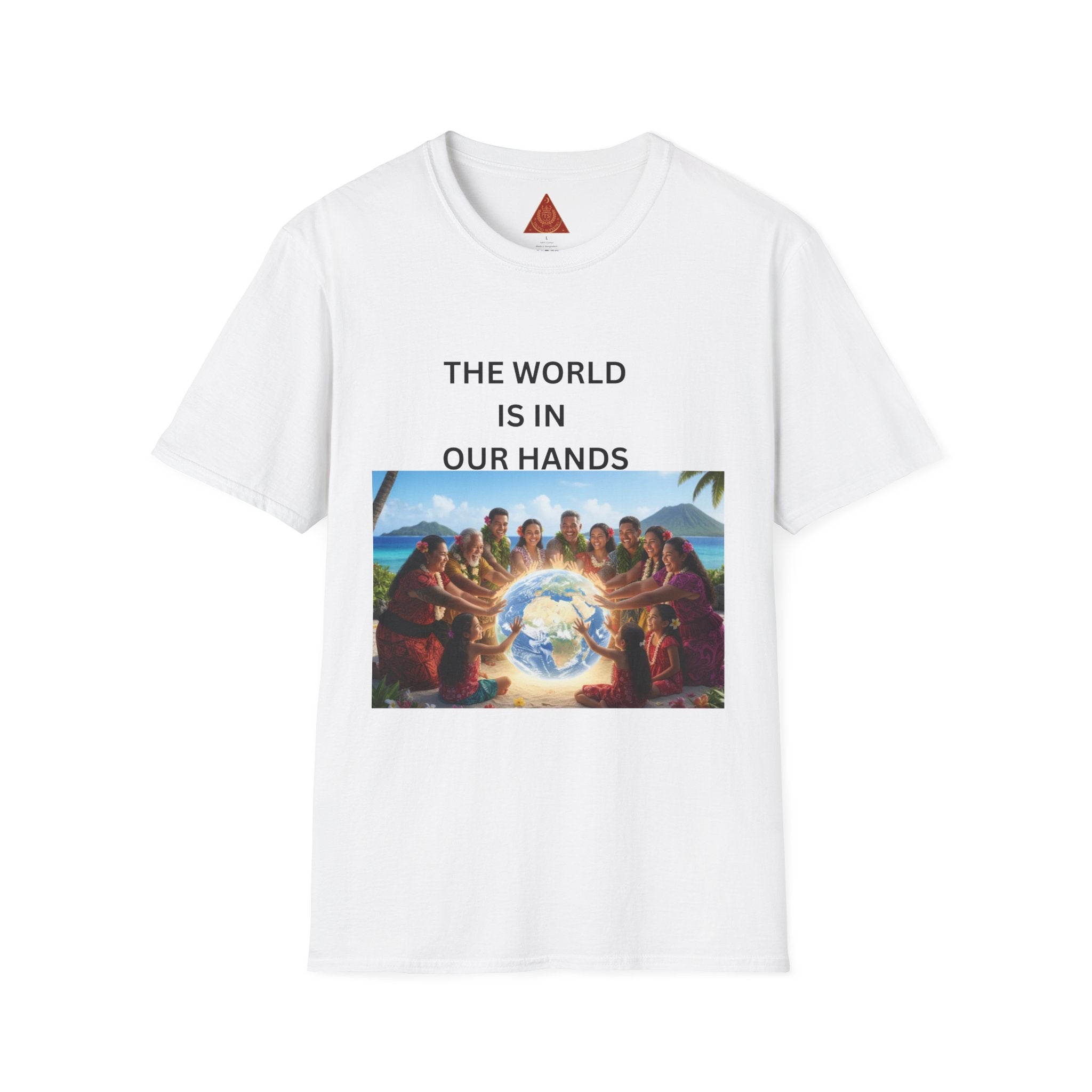 Trono Supremo { Contemporary | T-Shirt — "The World Is In Our Hands" Spiritual Earth Graphic Tee