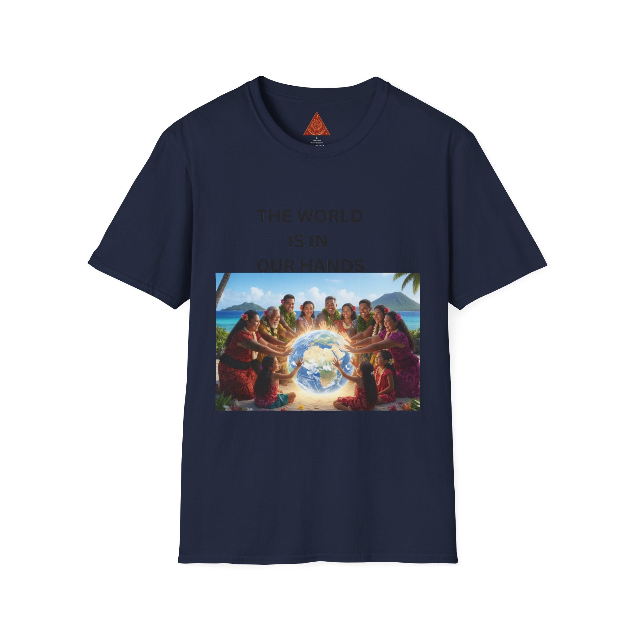 Trono Supremo { Contemporary | T-Shirt — "The World Is In Our Hands" Spiritual Earth Graphic Tee