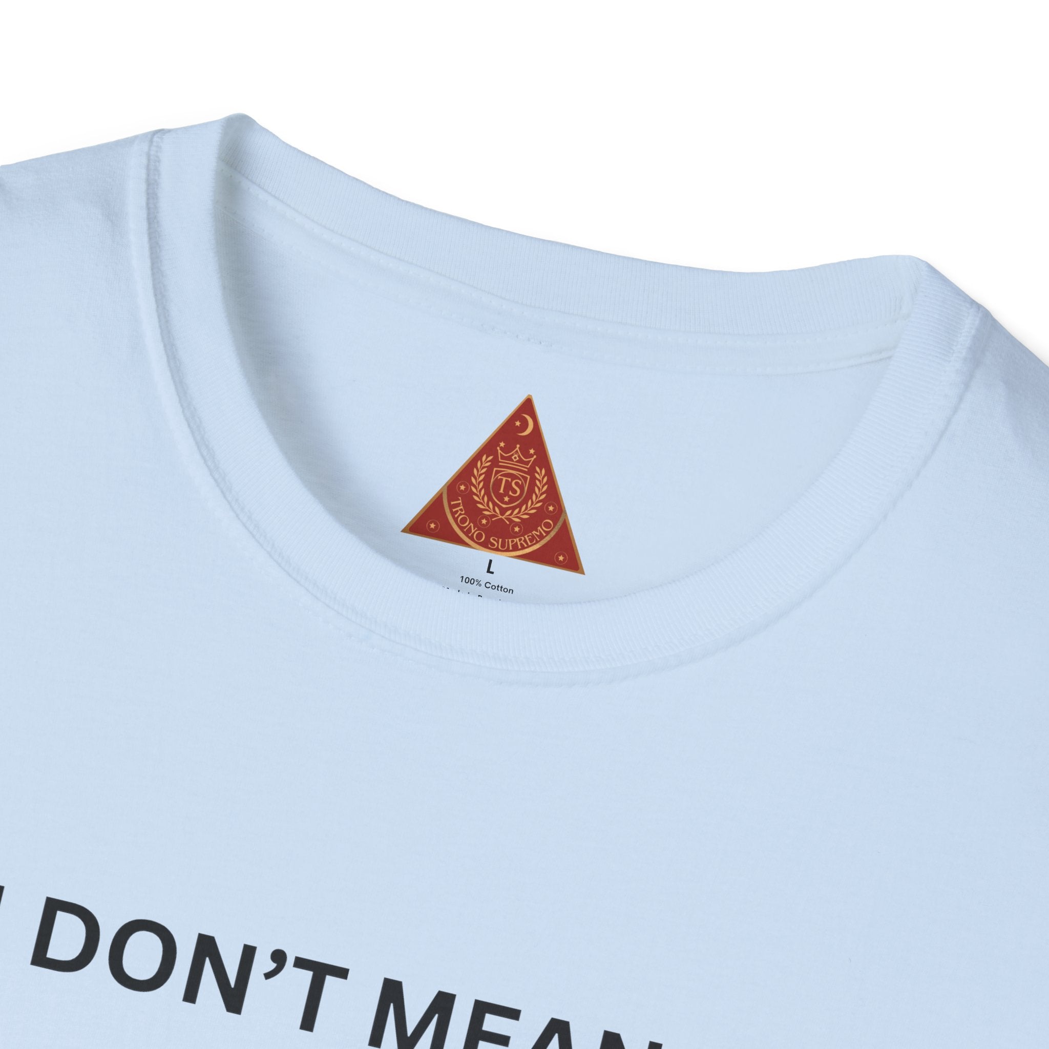 Trono Supremo  |  Contemporary  |  I Don't Mean to Brag But I Stay in My Bag T-Shirt — Funny Cat Money Bag Graphic Tee