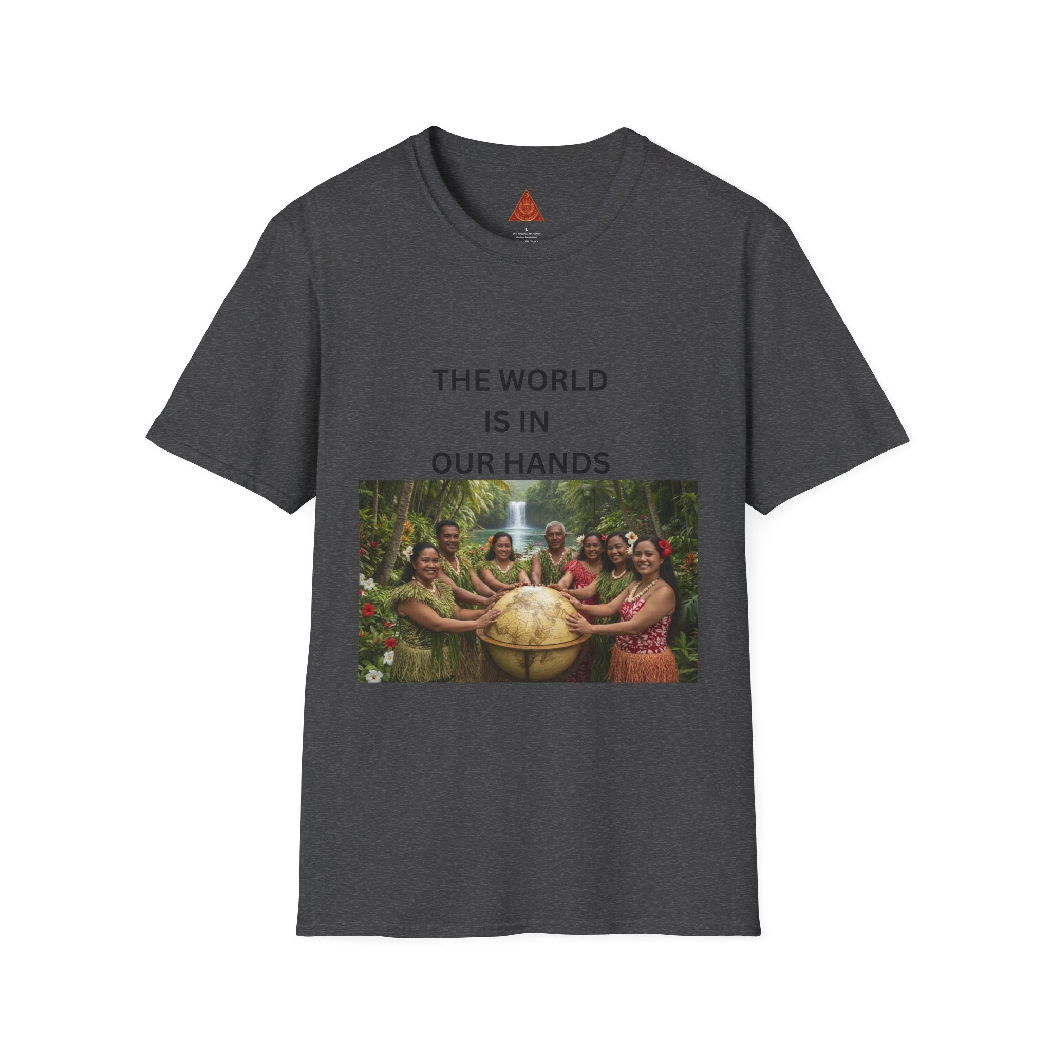 Trono Supremo { Contemporary | T-Shirt — The World Is In Our Hands Graphic Tee (Earth & Community Care)