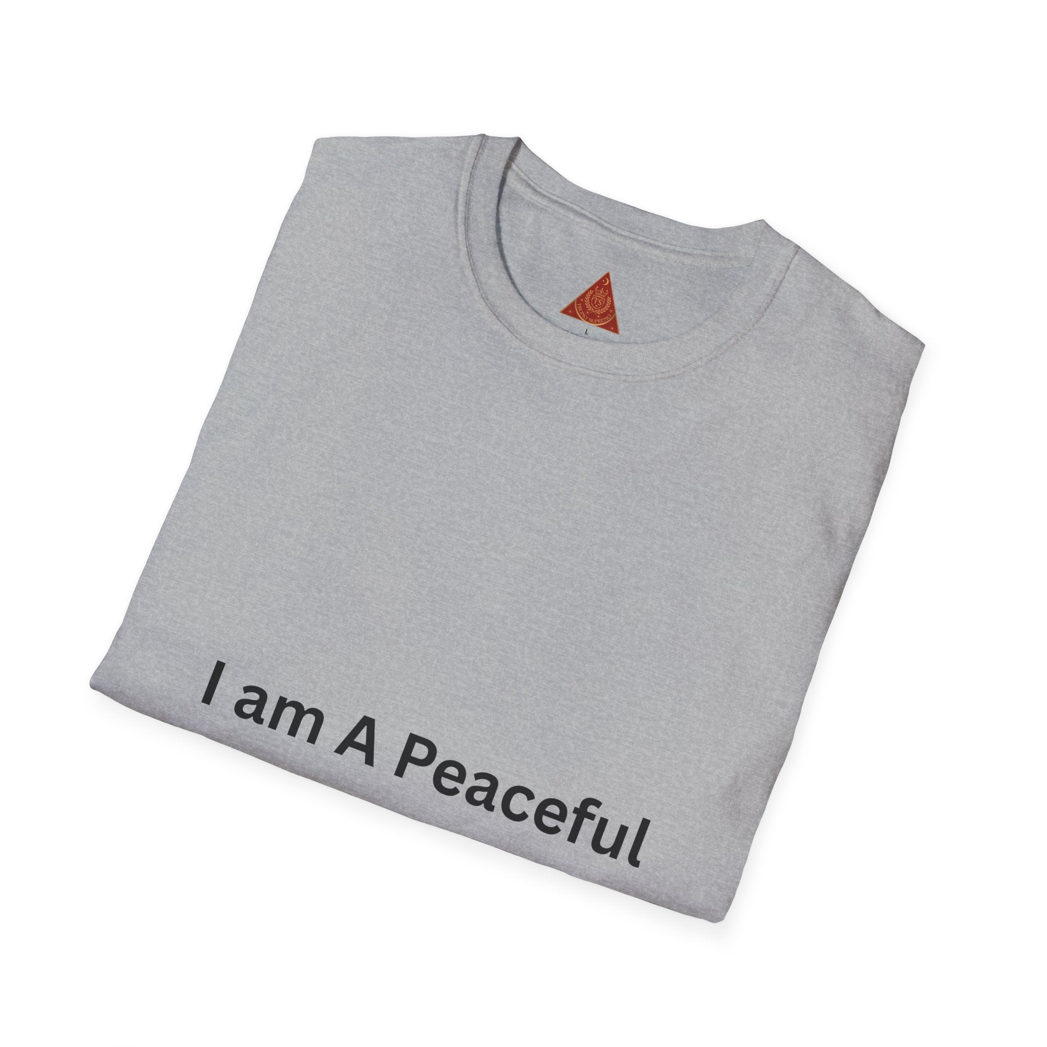 Trono Supremo | Contemporary | Peaceful Polytheist T-Shirt — "I Am A Peaceful Polytheist" Tee