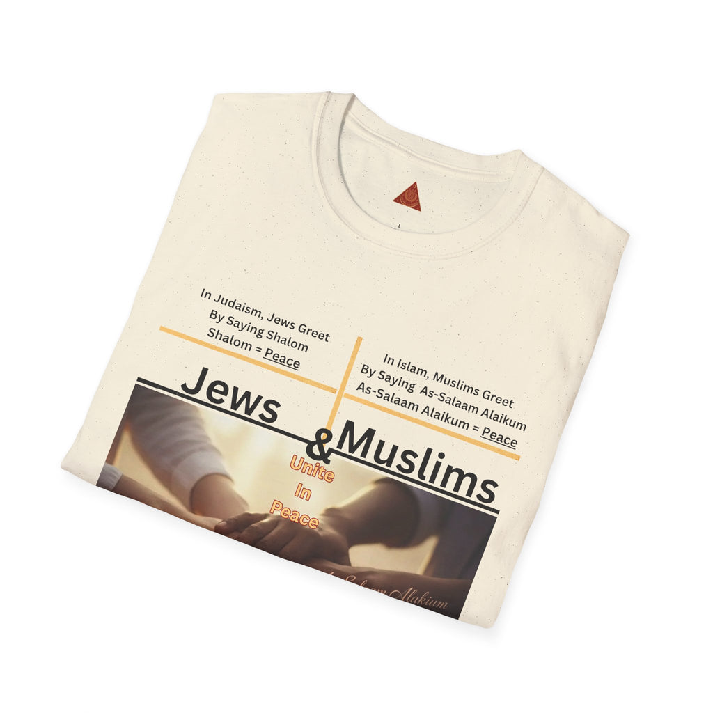 Jews & Muslims Together T-Shirt — Interfaith Unity Peace Tee