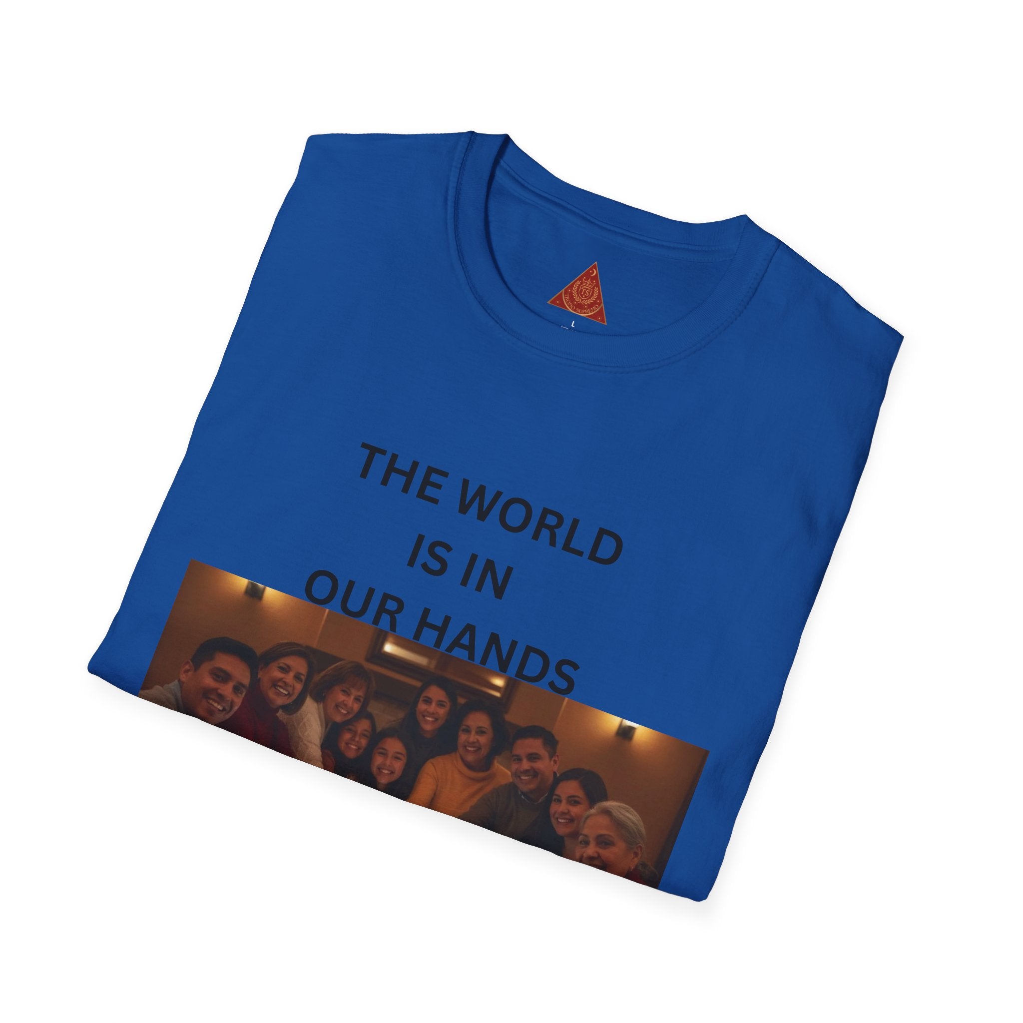 Trono Supremo { Contemporary | T-Shirt — "The World Is In Our Hands" Group Photo Global Unity Tee