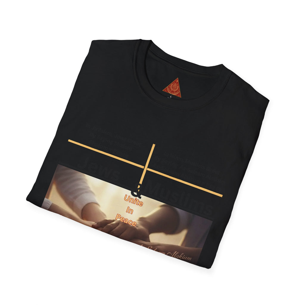 Trono Supremo Contemporary | Jews & Muslims Unity T-Shirt — Interfaith Friendship Tee