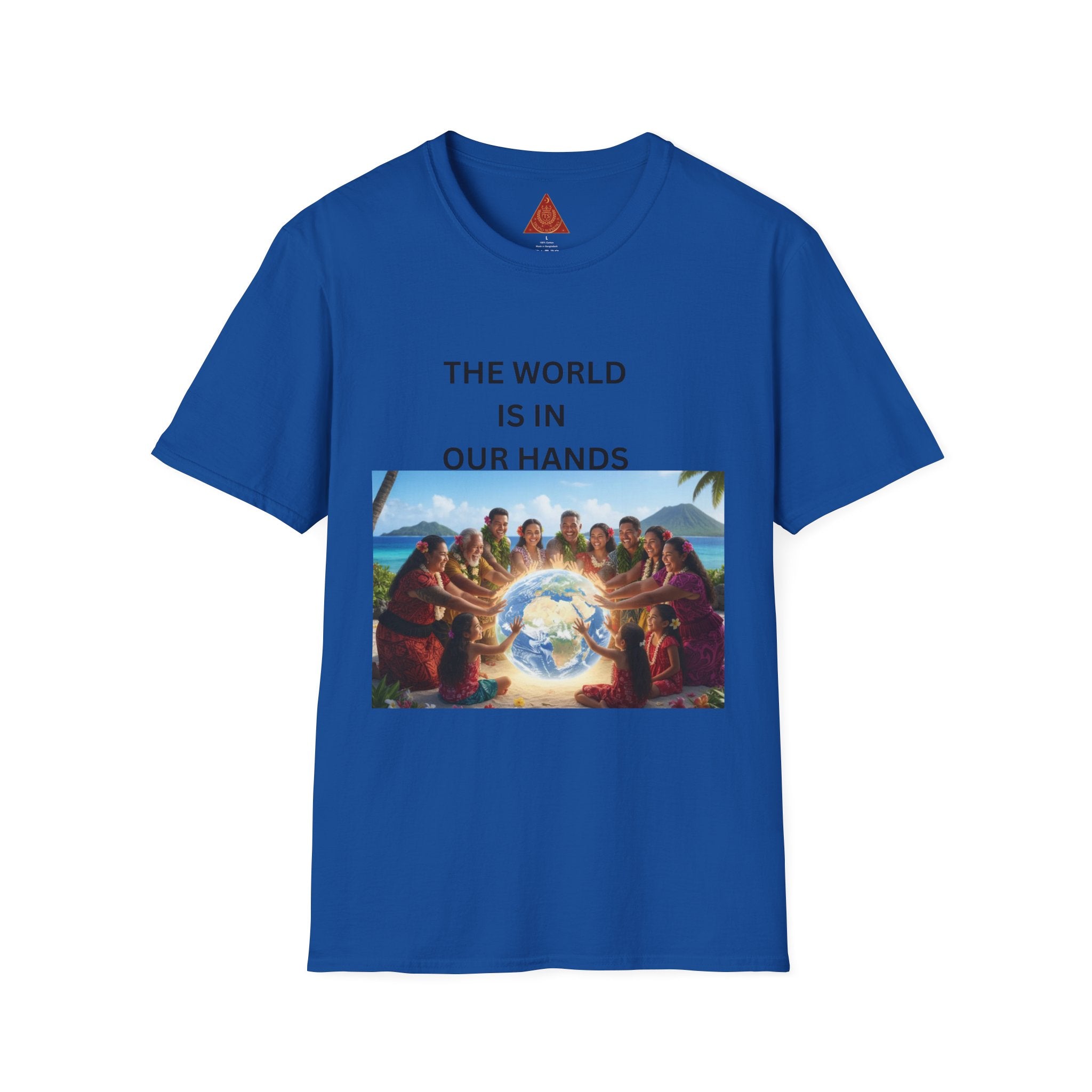 Trono Supremo { Contemporary | T-Shirt — "The World Is In Our Hands" Spiritual Earth Graphic Tee