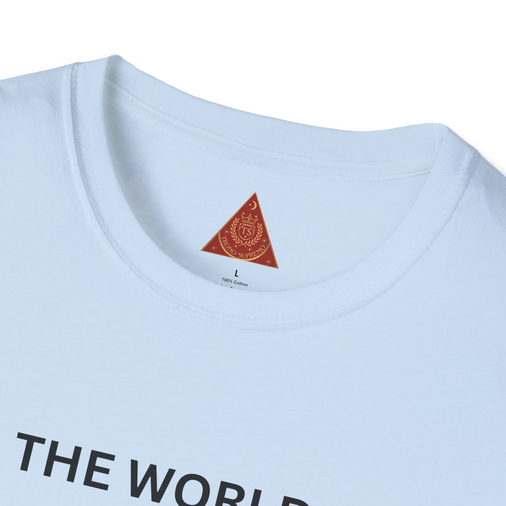 Trono Supremo { Contemporary |  Kids & Family T-Shirt — "The World Is In Our Hands" Inspirational Tee