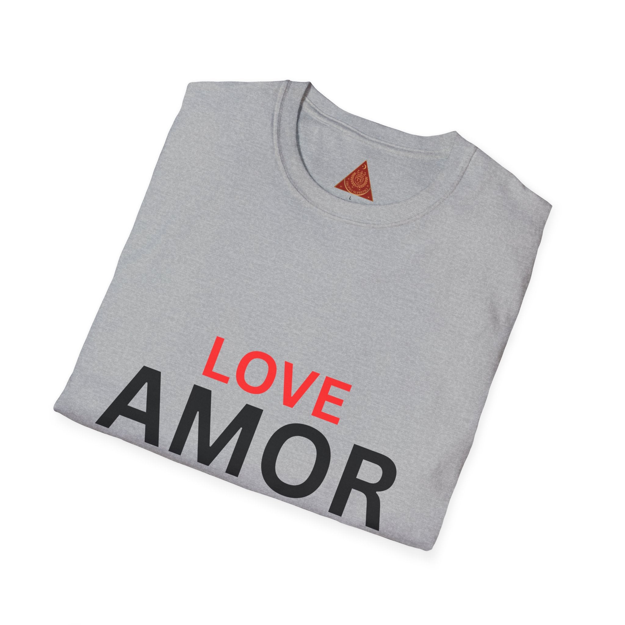 Trono Supremo { Contemporáneo | Camiseta Amor / Romántica — "Amor en lugar de Odio" Camiseta Gráfica Bilingüe