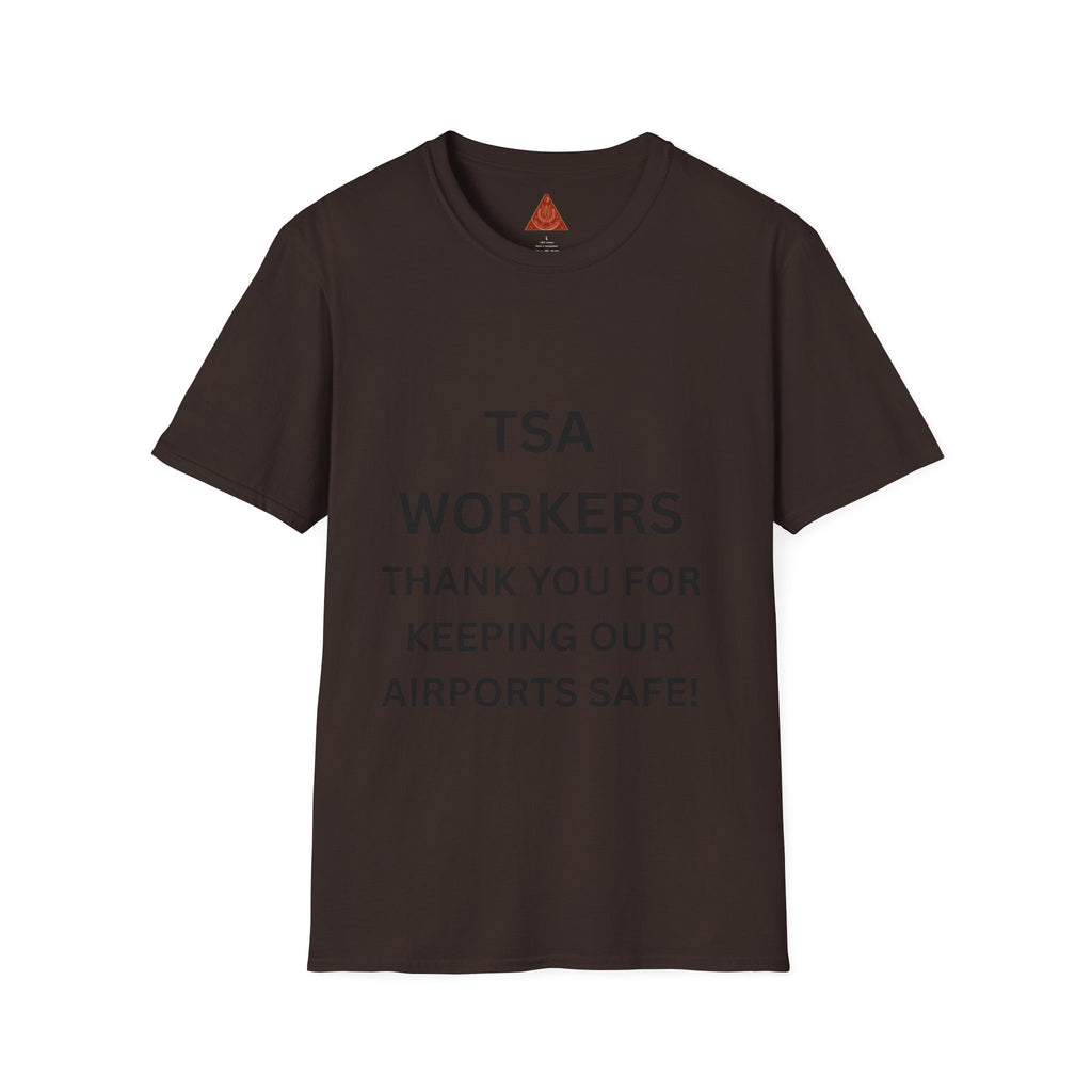 Trono Supremo  |  Contemporary  |  TSA Workers Thank You T-Shirt — Airport Security Appreciation Tee