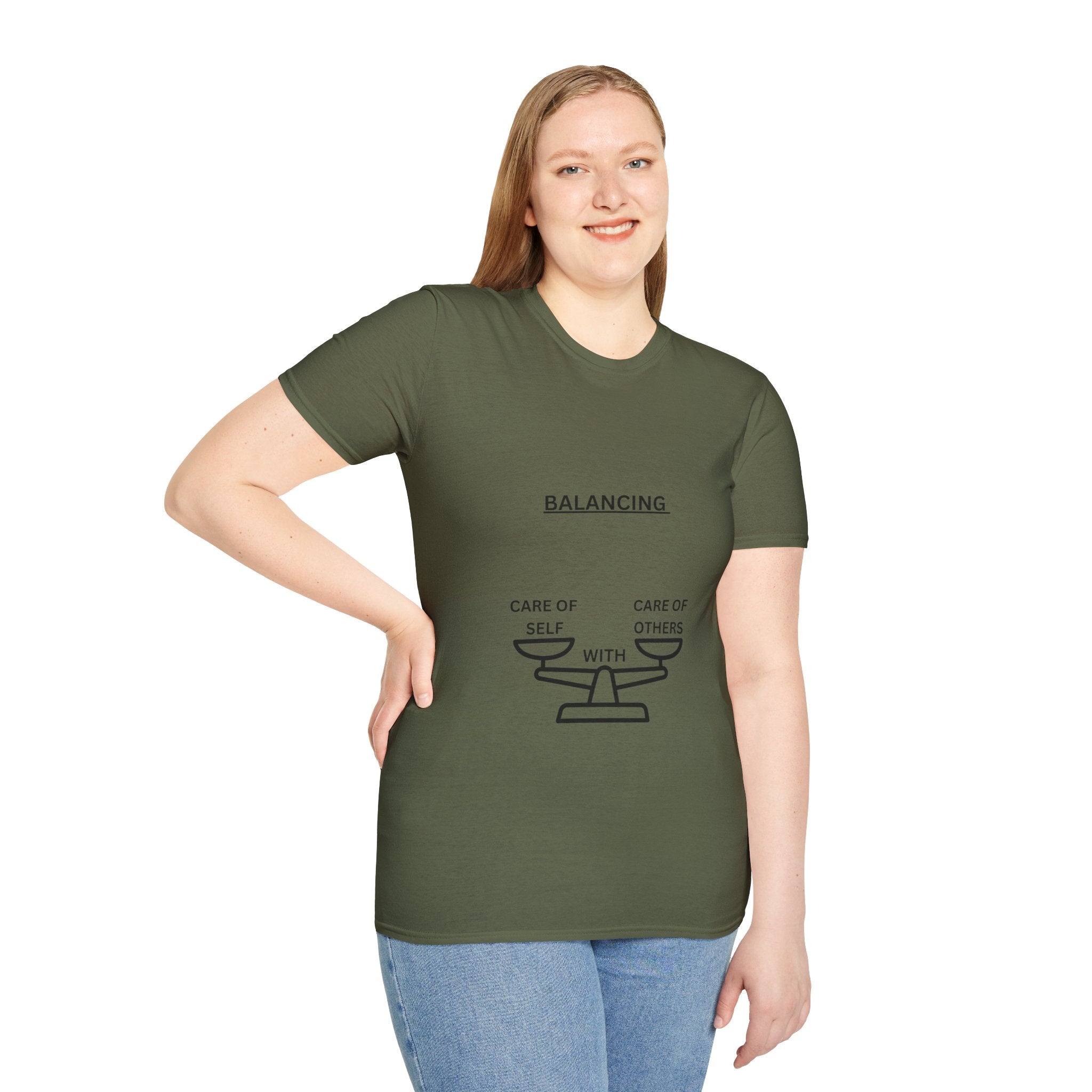 Trono Supremo | Contemporary  |  Balancing: Care of Self vs Care of Others Graphic T-Shirt