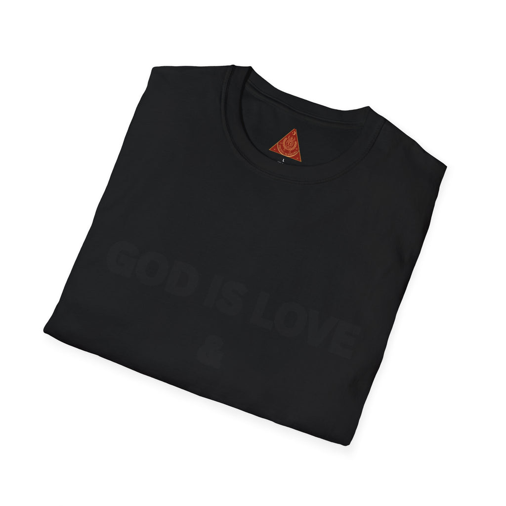 Trono Supremo |  Contemporary  | Unisex T-Shirt — "GOD IS LOVE & SO AM I" Inspirational Religious Tee