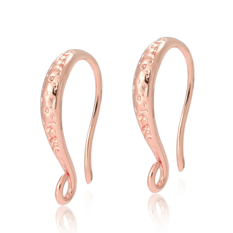 1 Pair Zircon Earrings Hook  Diy Accessories for Jewelry Making Sliver Gold Rose Gold Black Color Jewelry Findings