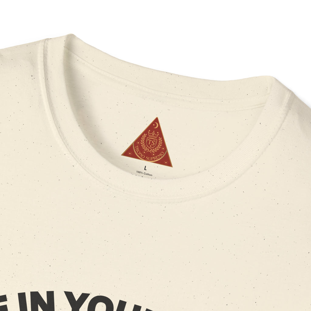 Trono Supremo  |  Contemporary  |  T‑Shirt — "Live in Your Truth & Let Everyone Live in Their Truth" Rainbow Pride Tee