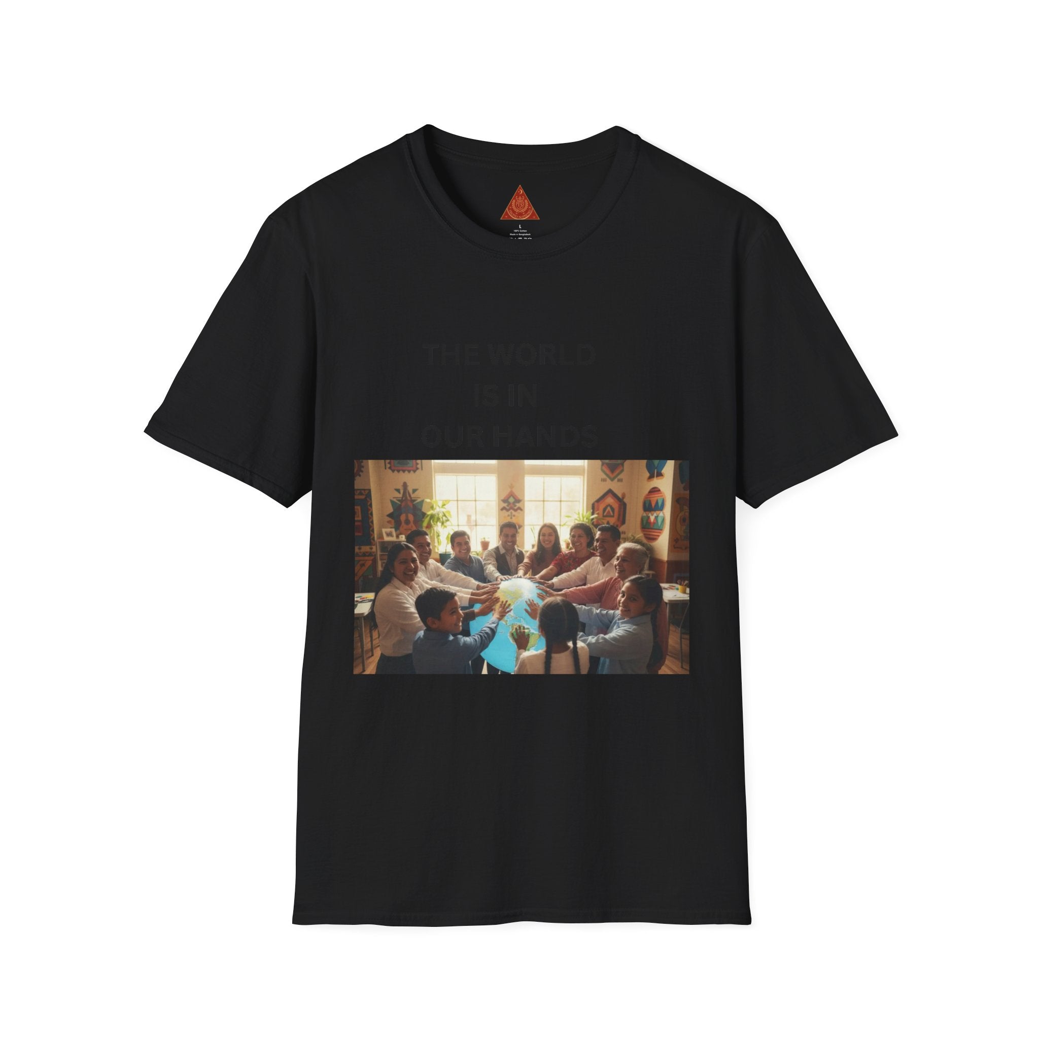 Trono Supremo { Contemporary |  Kids & Family T-Shirt — "The World Is In Our Hands" Inspirational Tee