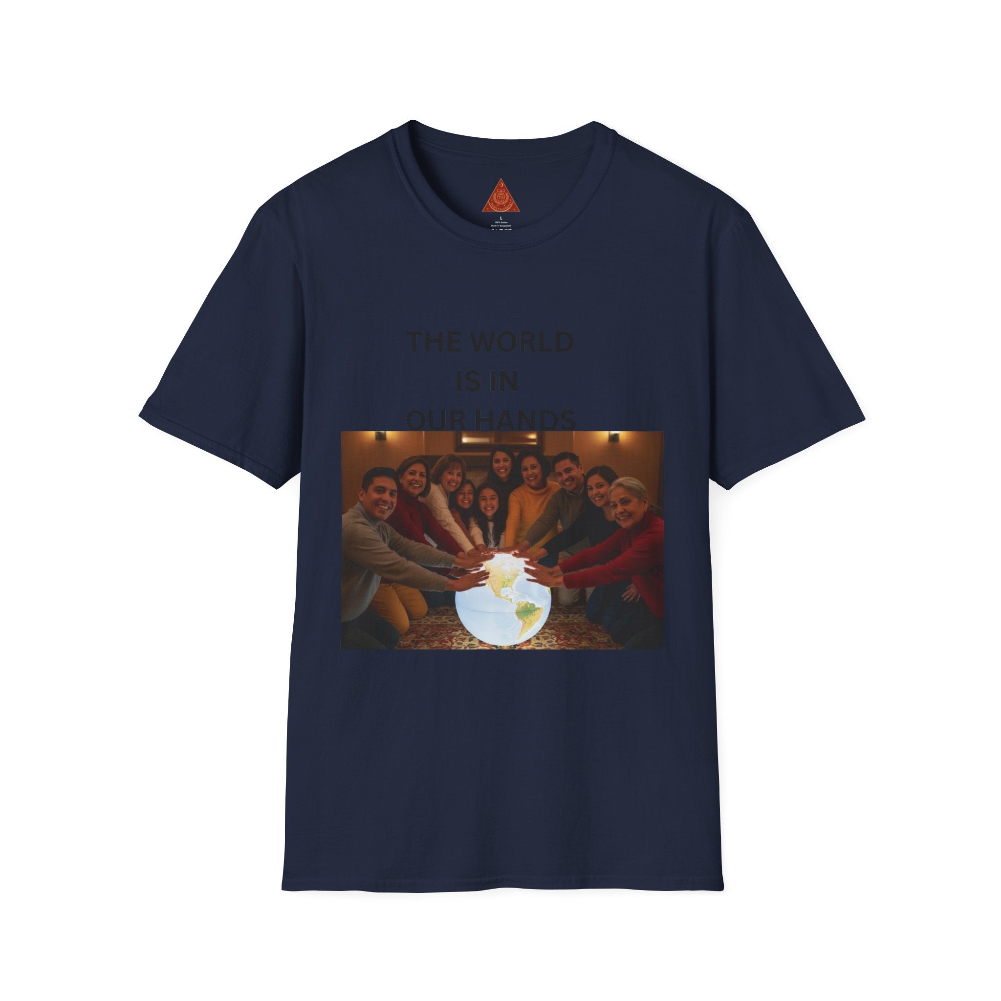 Trono Supremo { Contemporary | T-Shirt — "The World Is In Our Hands" Group Photo Global Unity Tee