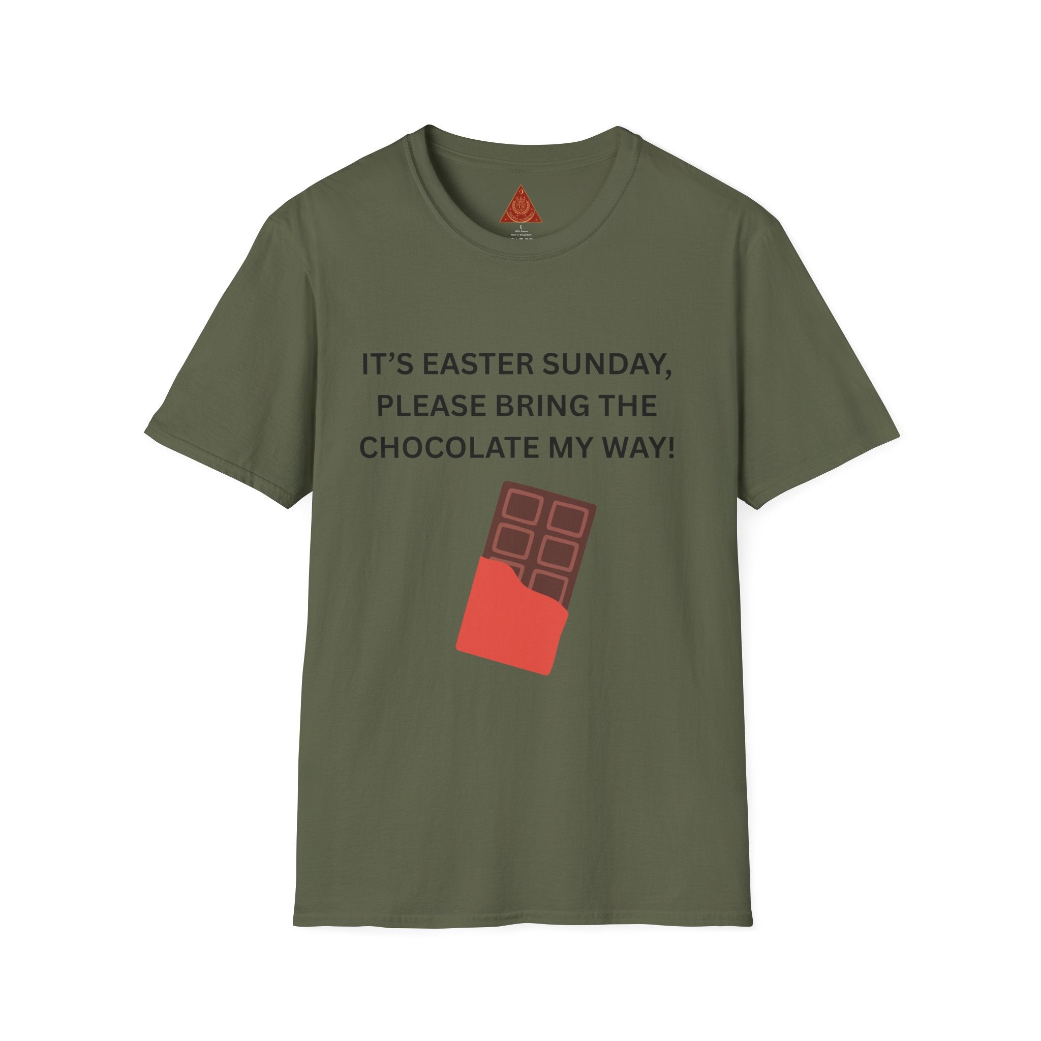 Trono Supremo |  Contemporary  |  Easter Chocolate T-Shirt — "It’s Easter Sunday, Please Bring the Chocolate My Way!"