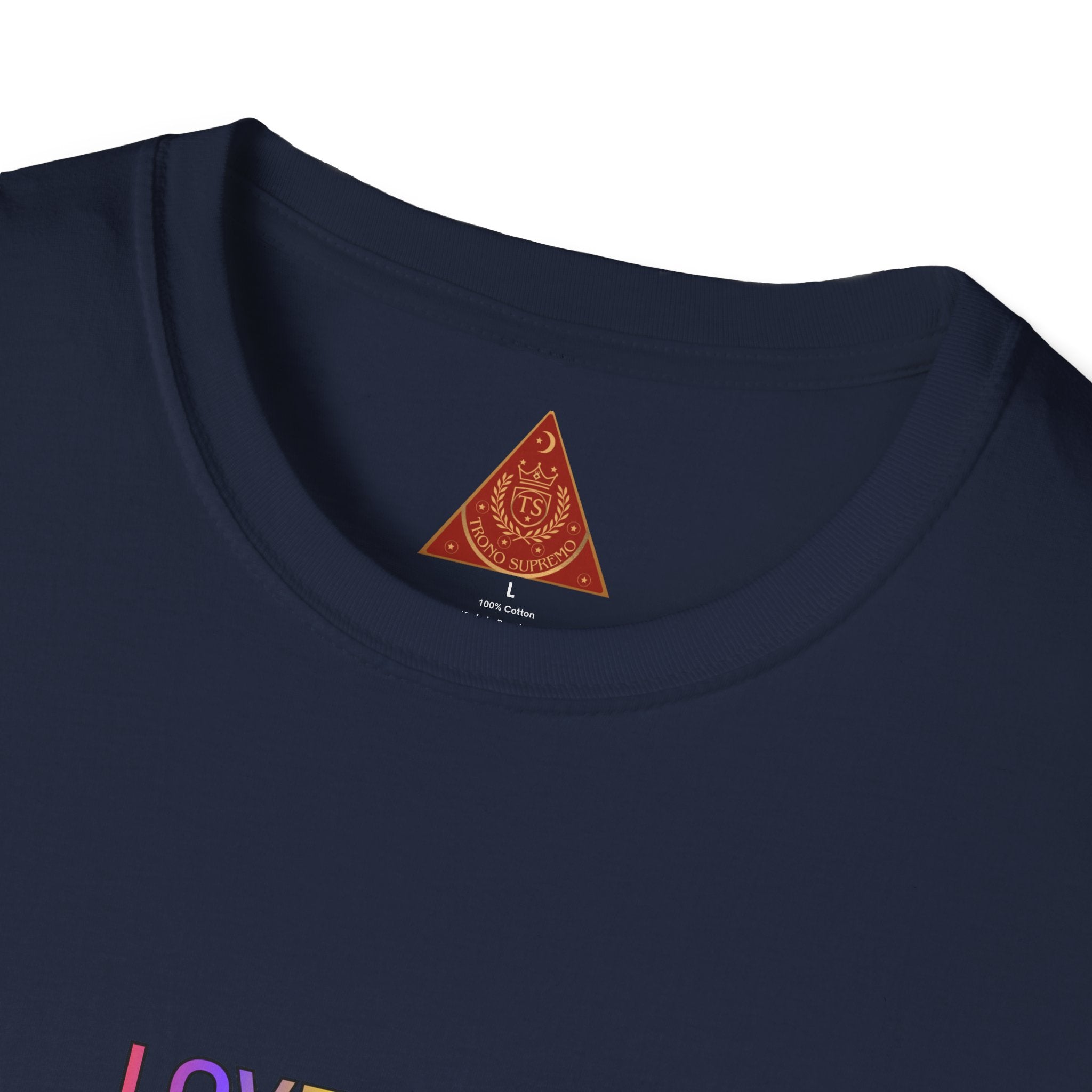Trono Supremo  |  Contemporary  |  Love Is Love Affirmation T-Shirt — "Love Is Love / I Am Love So I Receive Love" Pride Tee