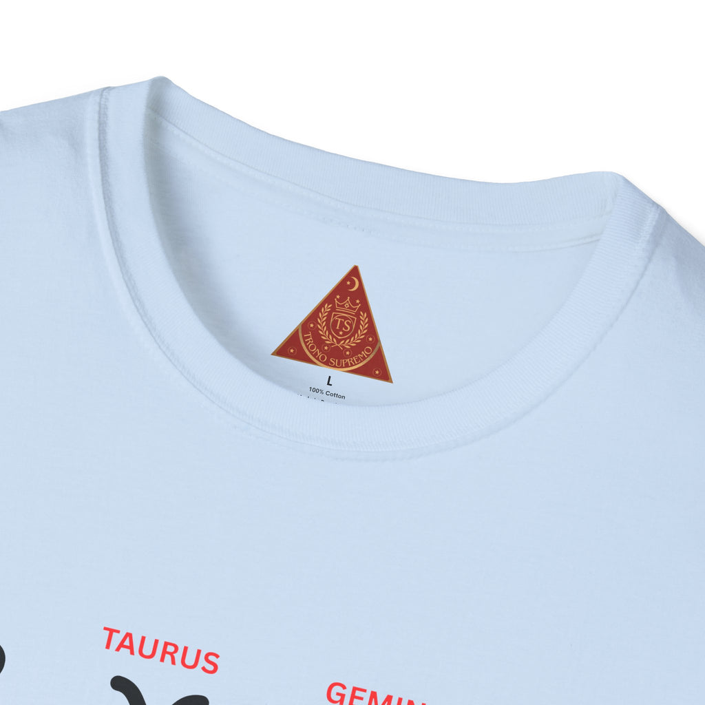 Trono Supremo  |  Contemporary  |  Zodiac Signs  Unisex T-Shirt — "There Is Good In Every Sign" Astrology Tee