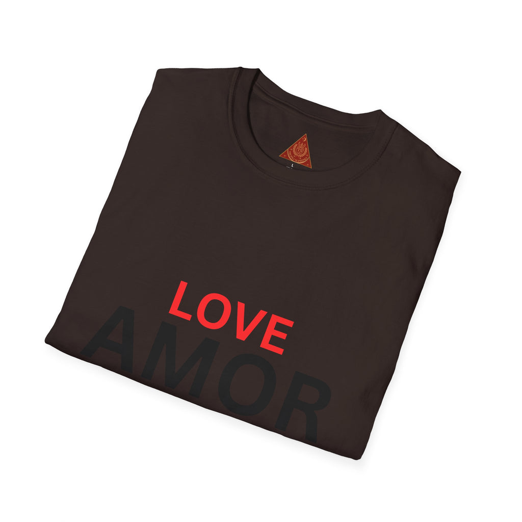 Trono Supremo { Contemporáneo | Camiseta Amor / Romántica — "Amor en lugar de Odio" Camiseta Gráfica Bilingüe