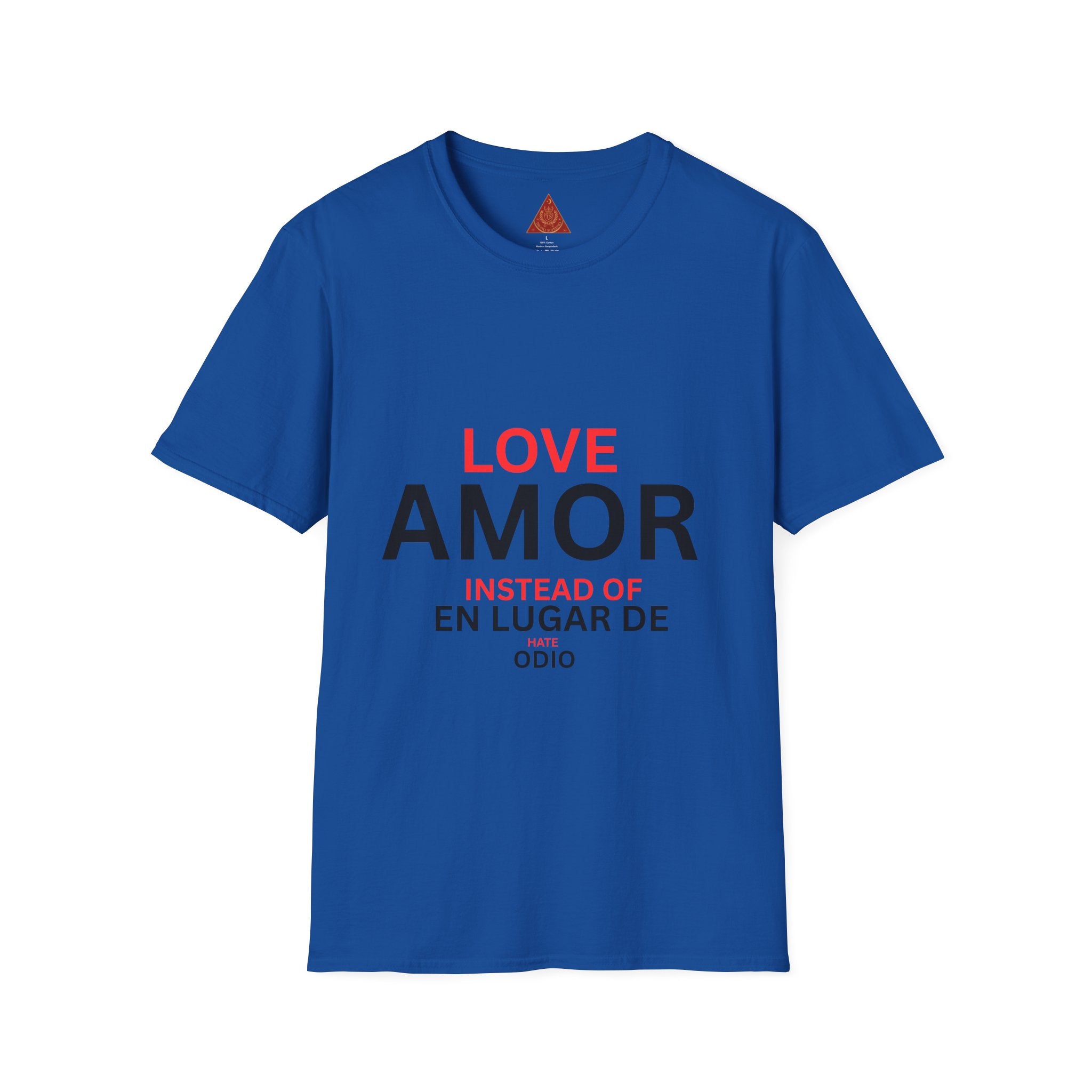 Trono Supremo { Contemporary | Love / Amor T-Shirt — "Love Instead of Hate" Bilingual Graphic Tee