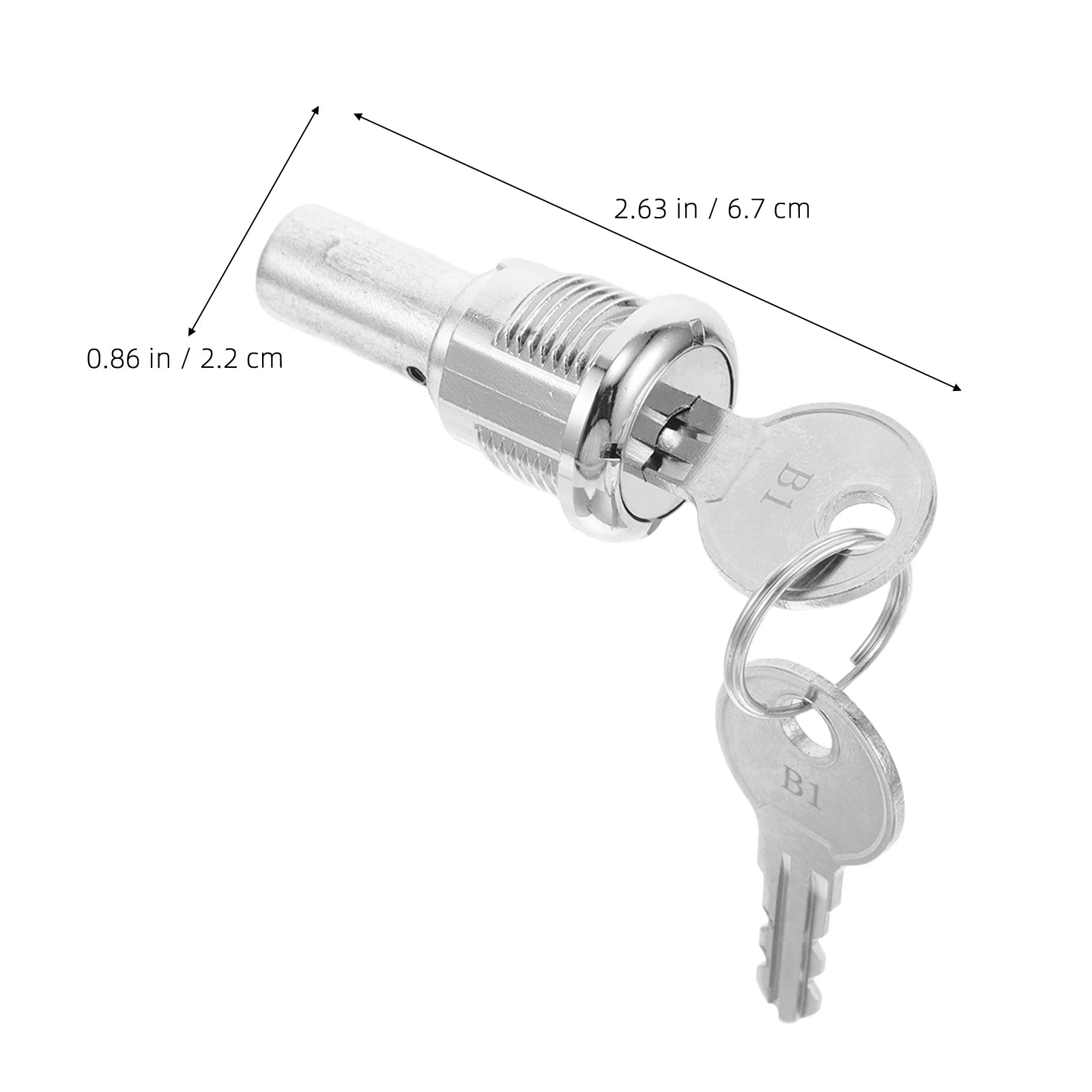 1 Set Universal Vending Machine Lock Keys Secure Cover Assembly For Gumball Candy Game Machines Lasting game machine lock